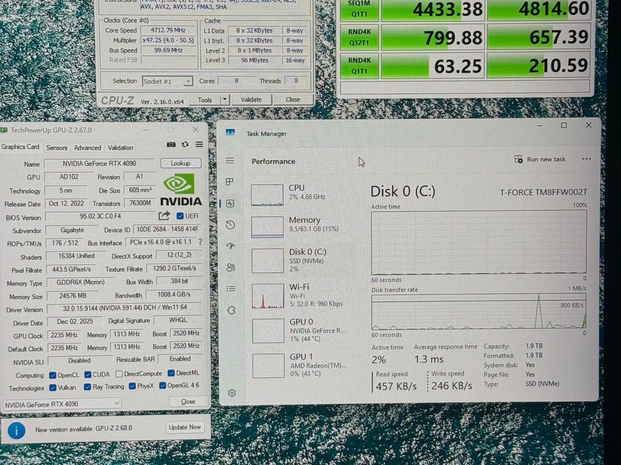 RTX 4090 | RYZEN 7800X3D | 64GB DDR5 | 2TB NVME | WIFI