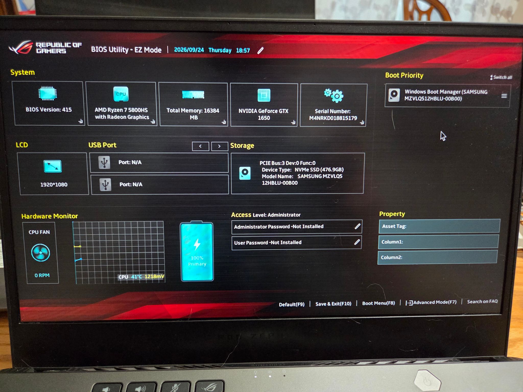 Asus ROG Zephyrus G14 - 2021