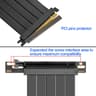 PCIE 4.0 Riser Cable PCIe 4.0 x16 High Speed Flexible Extender Card Extension Port Black 300mm 11.8"
