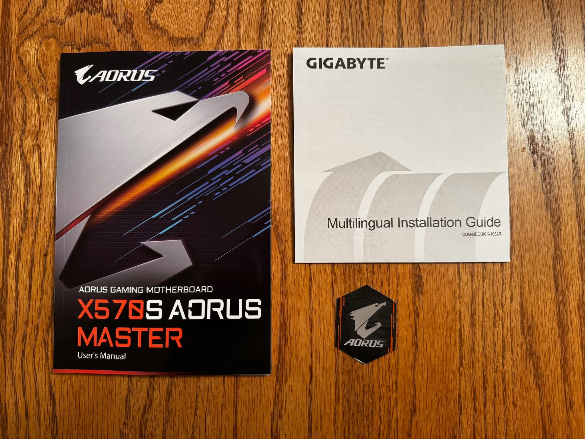 GIGABYTE X570S AORUS MASTER (rev. 1.0) AM4 ATX Motherboard