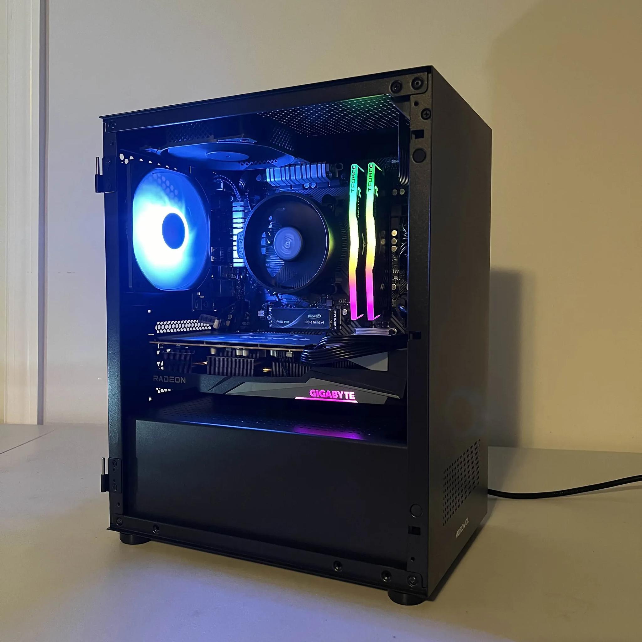 🔥SALE🔥 RX 7600|R5-5500|1TB M.2|16GB RAM-DeepHuo Brand NEW Pre-Built PC