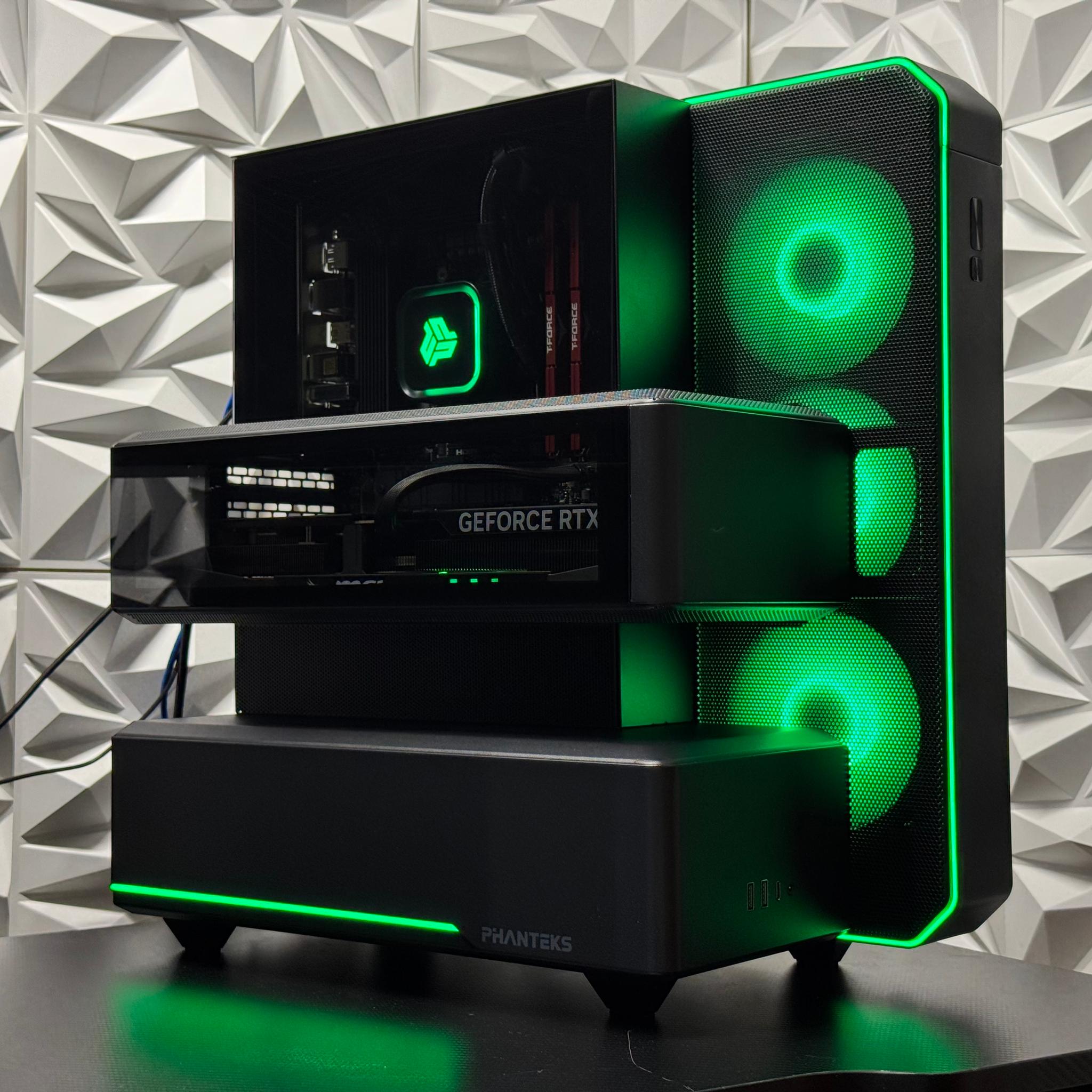 RTX 5070 Ti / Ryzen 7 9800X3D / 32GB DDR5 / 2TB SSD / EX5 Case / Gaming pc / creator pc / streaming