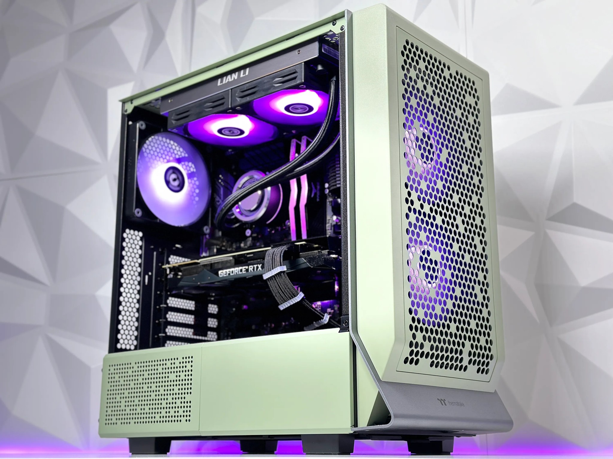 🍵💚🍃Matcha🍃Liquid Cooled Gaming PC🍃Nvidia RTX 2080 Ti 11GB🍃Intel  12600KF 10 core 🍃32GB DDR4🍃