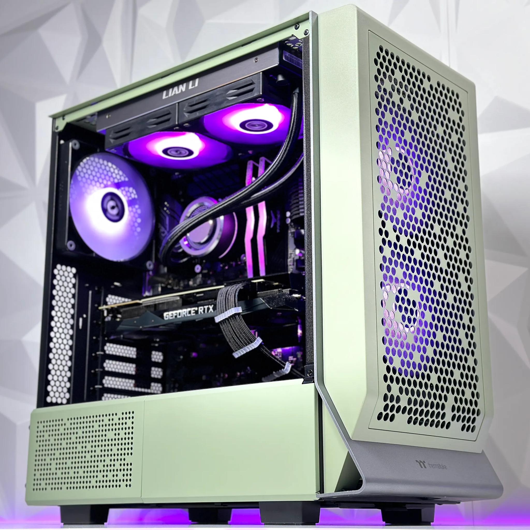 🍵💚🍃Matcha🍃Liquid Cooled Gaming PC🍃Nvidia RTX 2080 Ti 11GB🍃Intel  12600KF 10 core 🍃32GB DDR4🍃