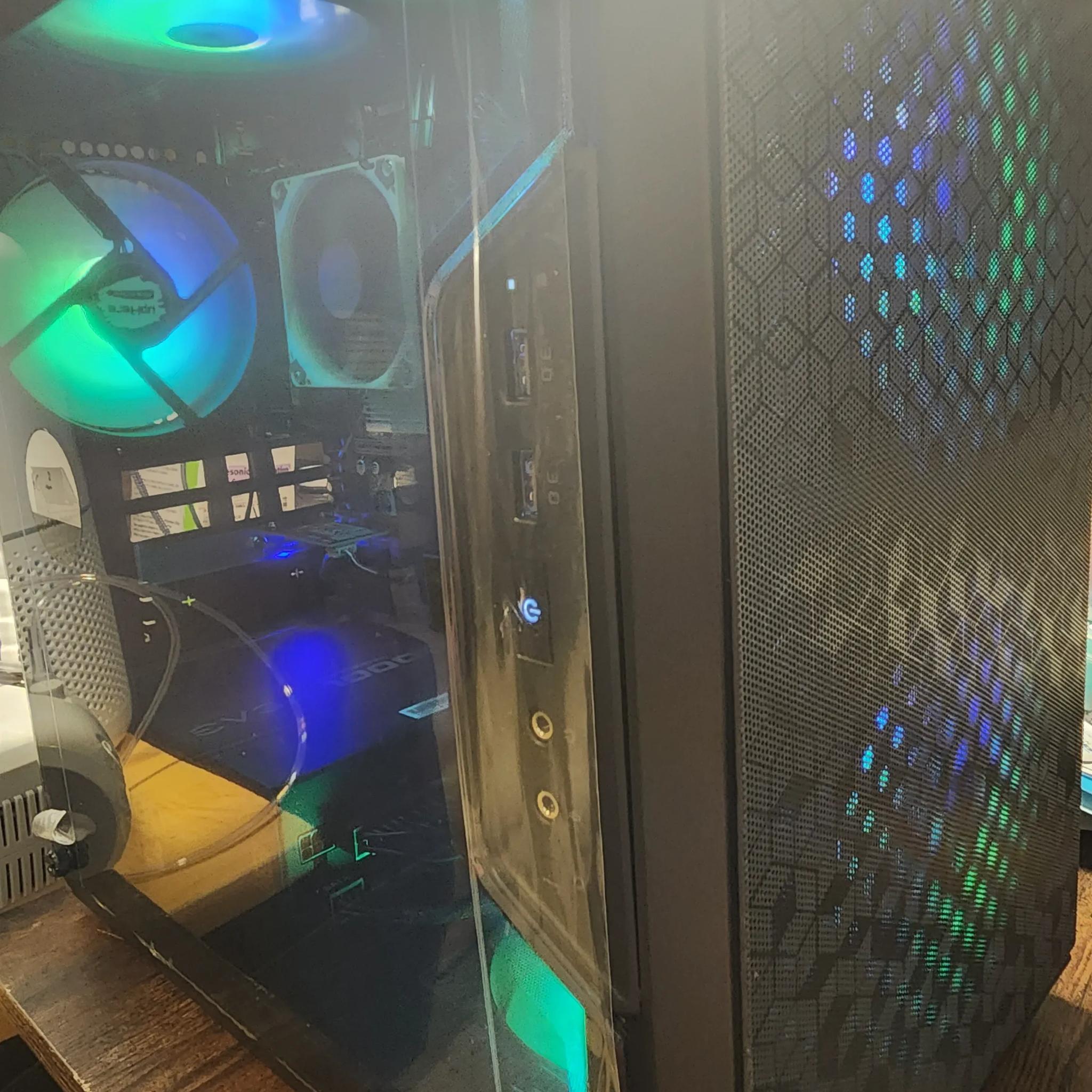 MSI AMD RX 5700 I7 9700 1000watt PSU 16GB DDR4 3200 NOS Build