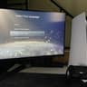 PS5 disc version with black controller