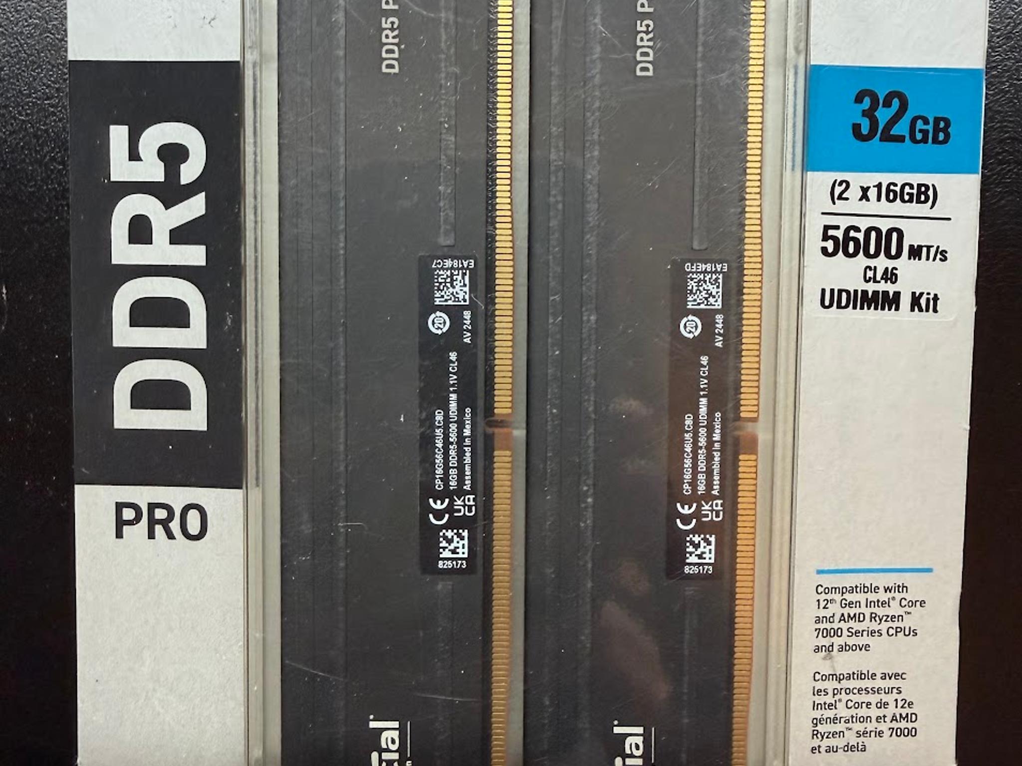 Crucial Pro Series DDR5 Pro 32GB Kit (2x16GB)