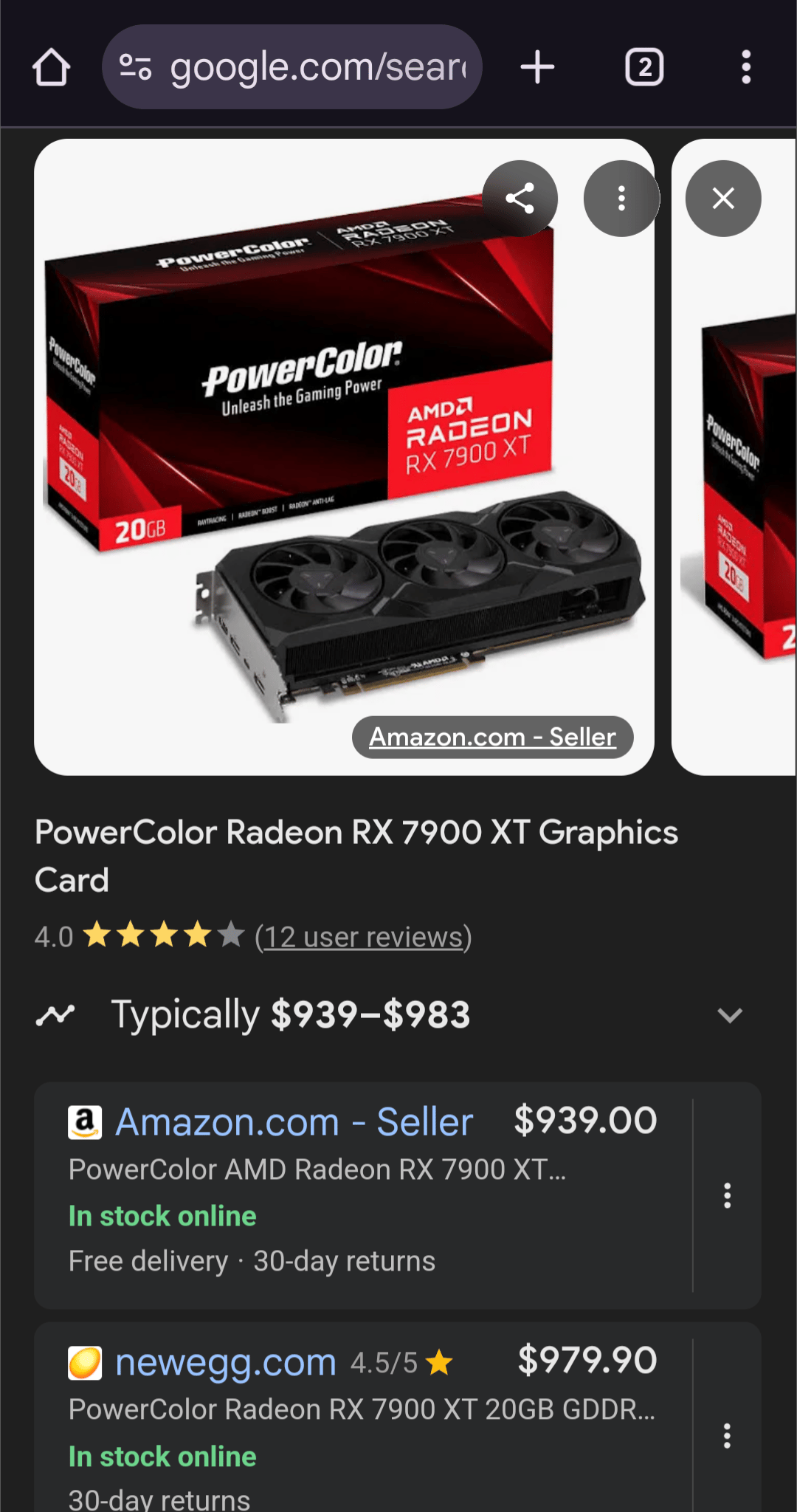 BNIB PowerColor RX 7900 XT w/Warranty