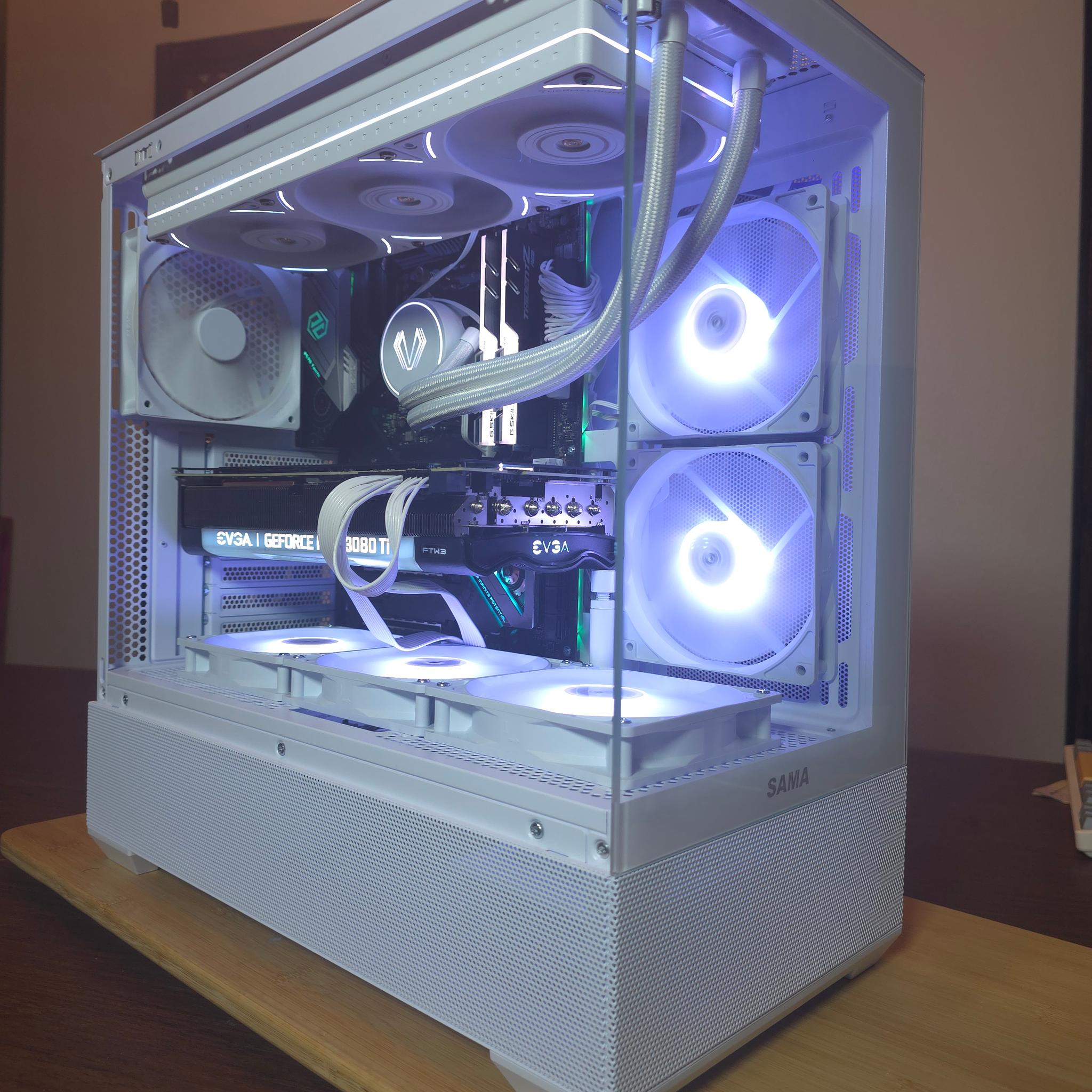 🔥 RTX 3080 Ti Gaming PC | Ryzen 7 5800X | 32GB RAM | 1TB NVMe | White RGB Beast