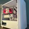 ⚪⚪ White Gaming PC⚪AMD RX 580 8GB⚪Intel i7 5930k⚪16GB DDR4⚪500GB NVME