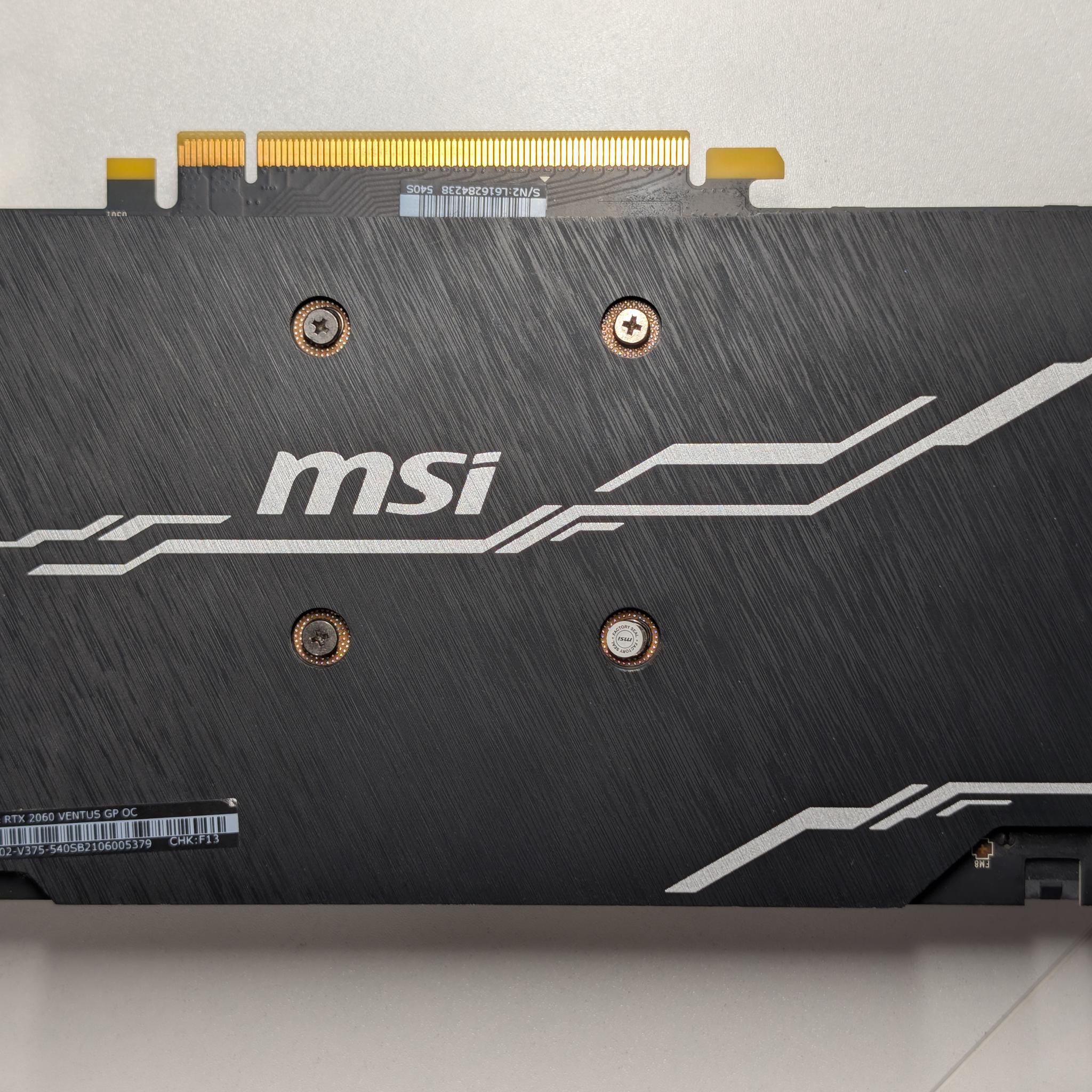 MSI GeForce RTX 2060 VENTUS GP OC