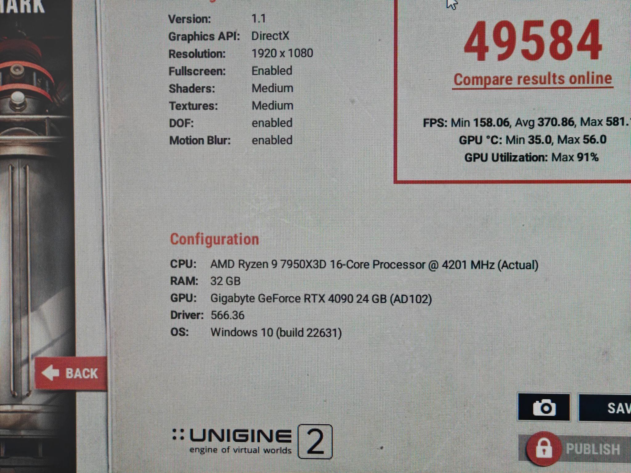 GIGABYTE GAMING GeForce RTX 4090 24GB GDDR6X (OPEN BOX, RETAIL BOX DAMAGE)