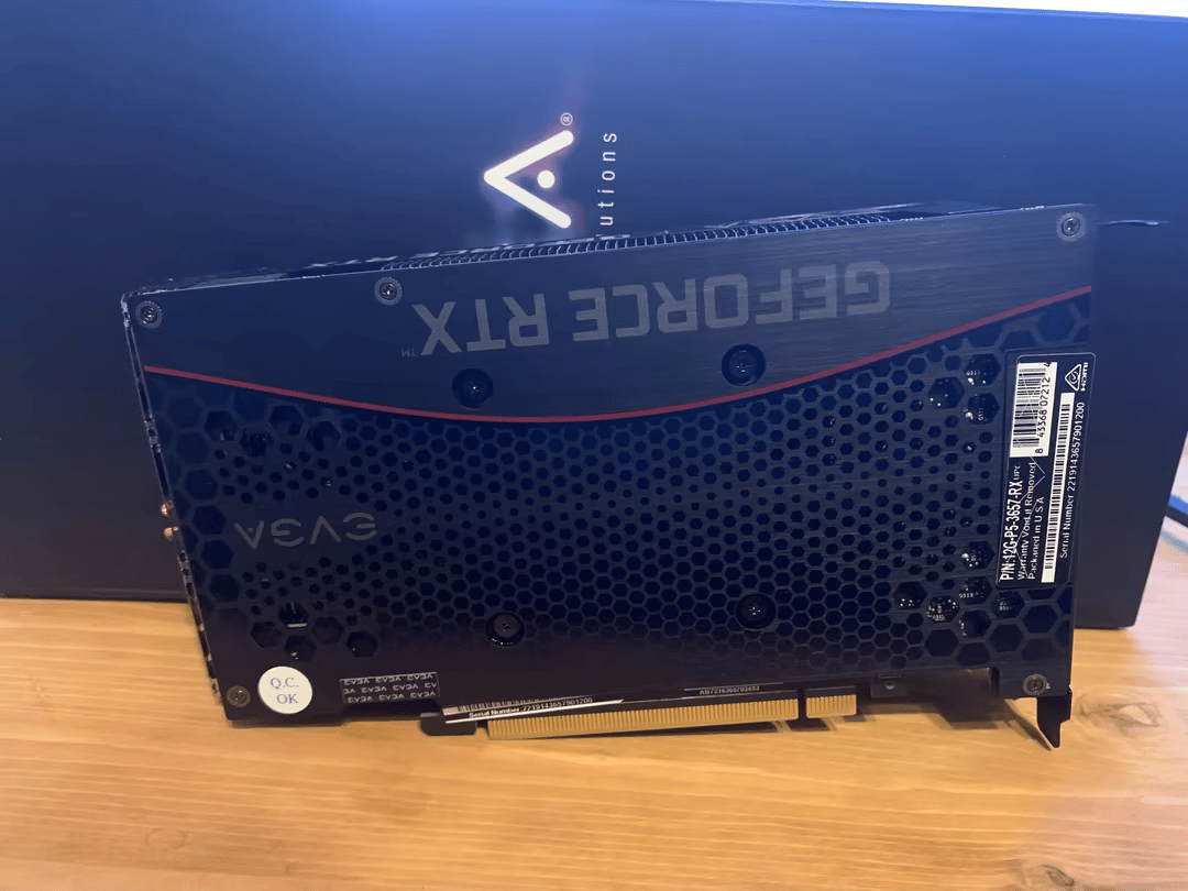 EVGA GeForce RTX 3060 XC GAMING, 12G-P5-3657-RX, 12GB GDDR6, Dual-Fan, Metal Backplate