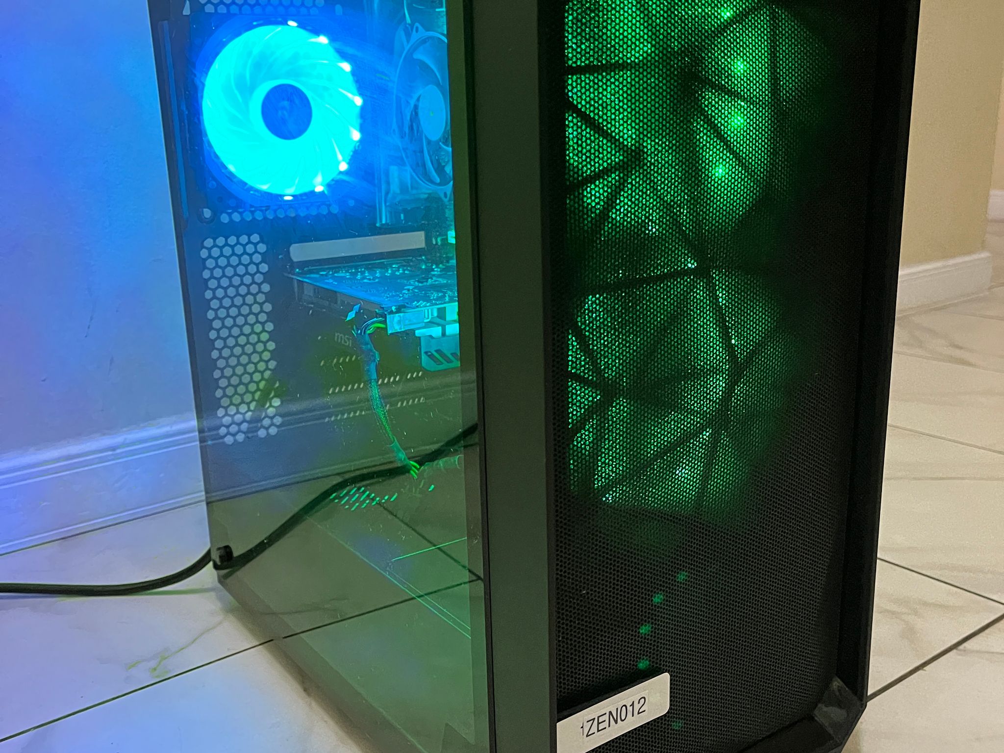 🔥🖥️ Budget Gaming PC – RGB Case, Intel i5-6500, NVIDIA GTX 1650 4GB, 1TB Storage & 16 GB RAM🔵🔥