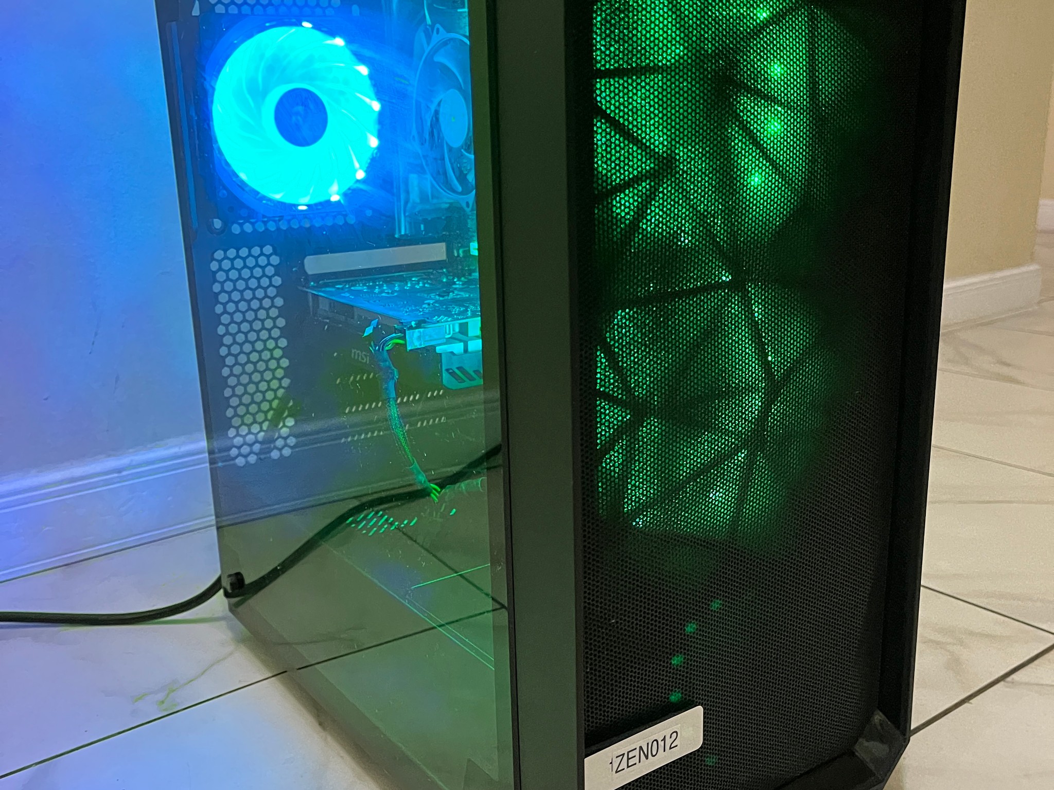 🔥🖥️ Budget Gaming PC – RGB Case, Intel i5-6500, NVIDIA GTX 1650 4GB, 1TB Storage & 16 GB RAM🔵🔥