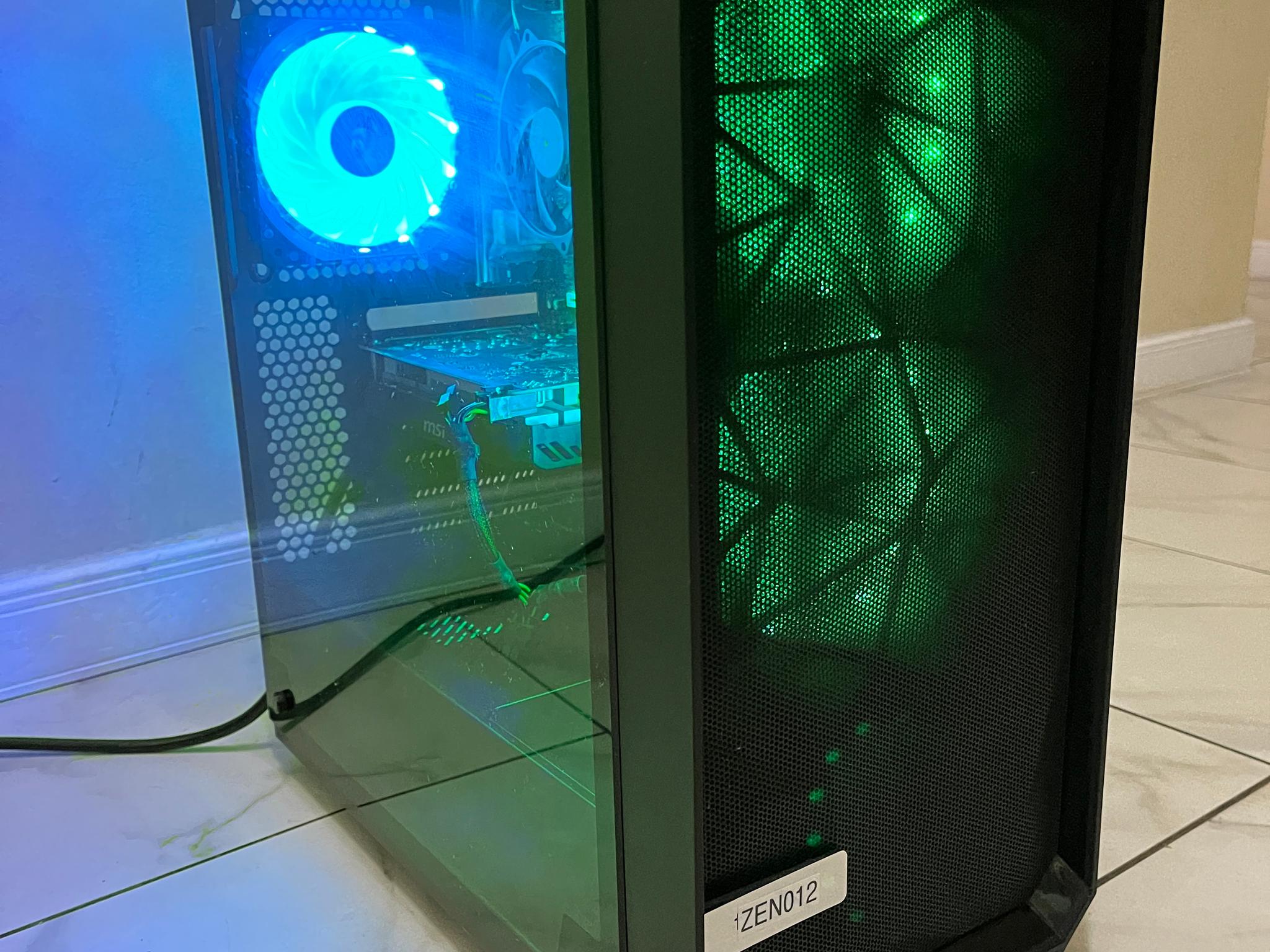 🔥🖥️ Budget Gaming PC – RGB Case, Intel i5-6500, NVIDIA GTX 1650 4GB, 1TB Storage & 16 GB RAM🔵🔥