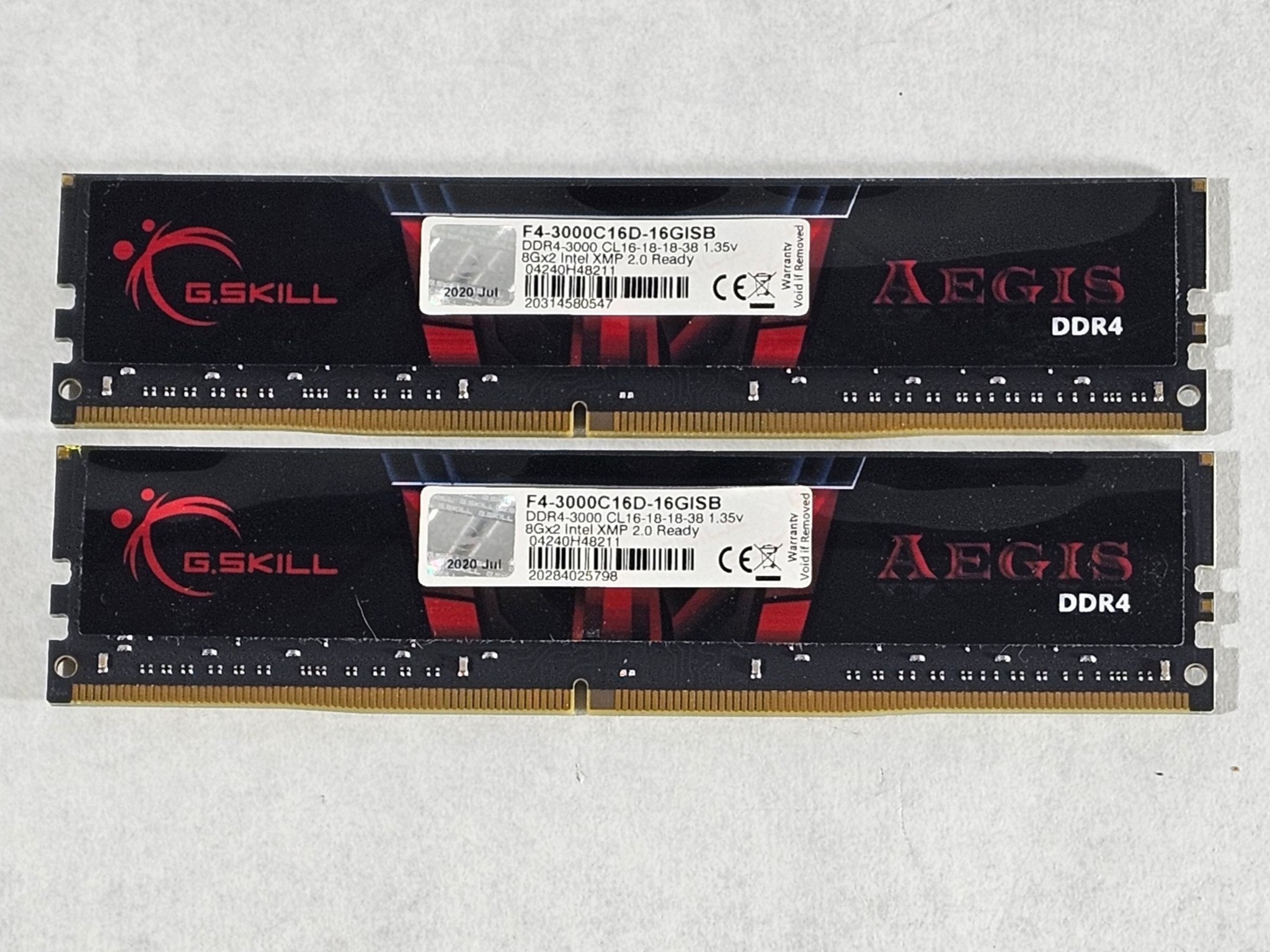 16GB DDR4 (2x8GB) 615 3000MT/s G.Skill AEGIS