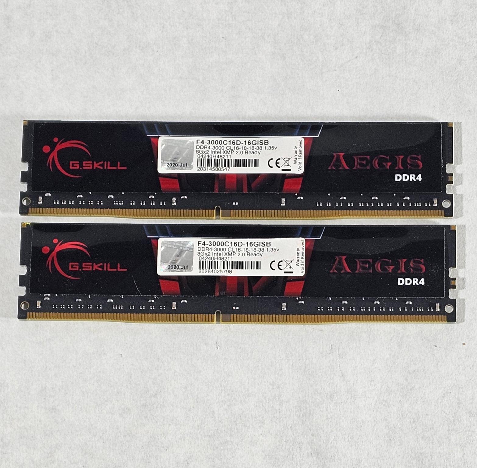 G.Skill Aegis 16GB DDR4-2400 (2x8GB) - Image 2