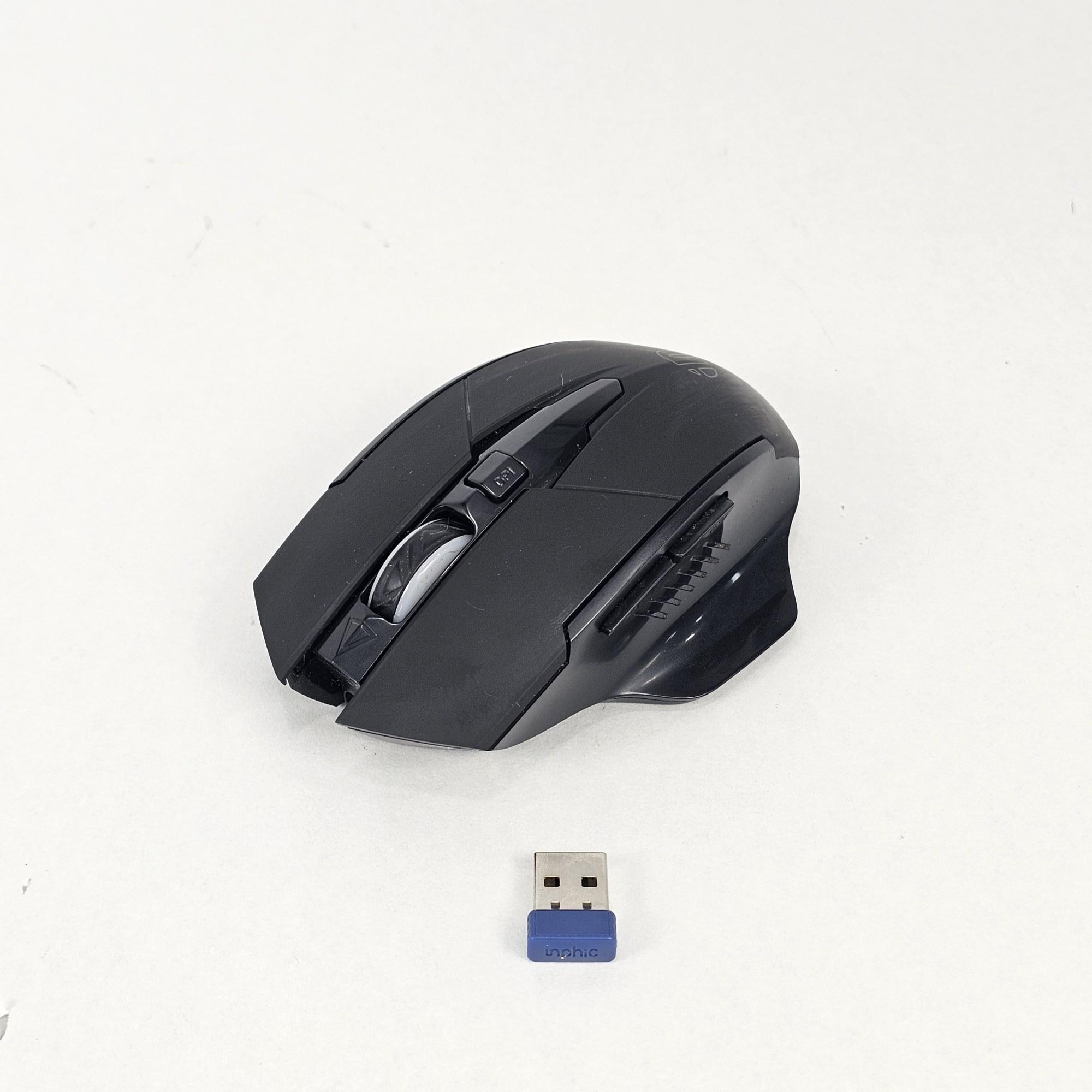 Inphic PM6 Wireless Mouse - Black
