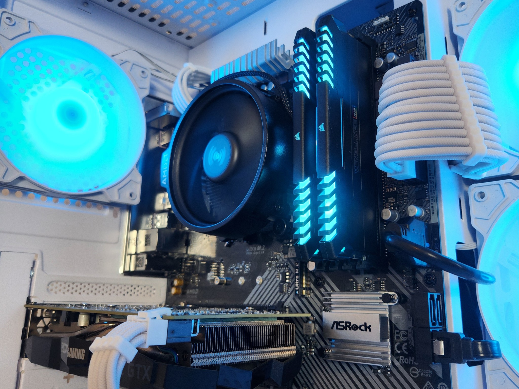 🤍1080p NVIDIA Gaming PC | GTX 1660 Ti | Ryzen 5 2600 | 16GB RAM | 500GB SSD | WIN 11 | WIFI + BT |