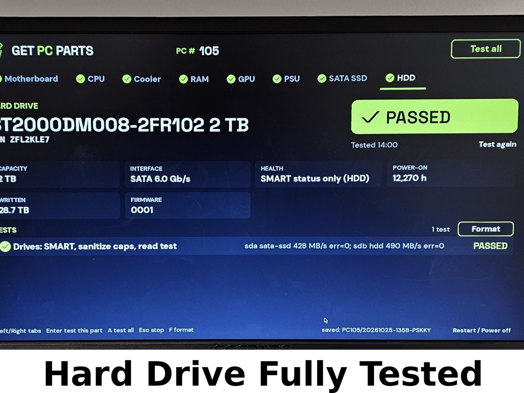 2TB 3.5" Hard Drive Seagate BarraCuda