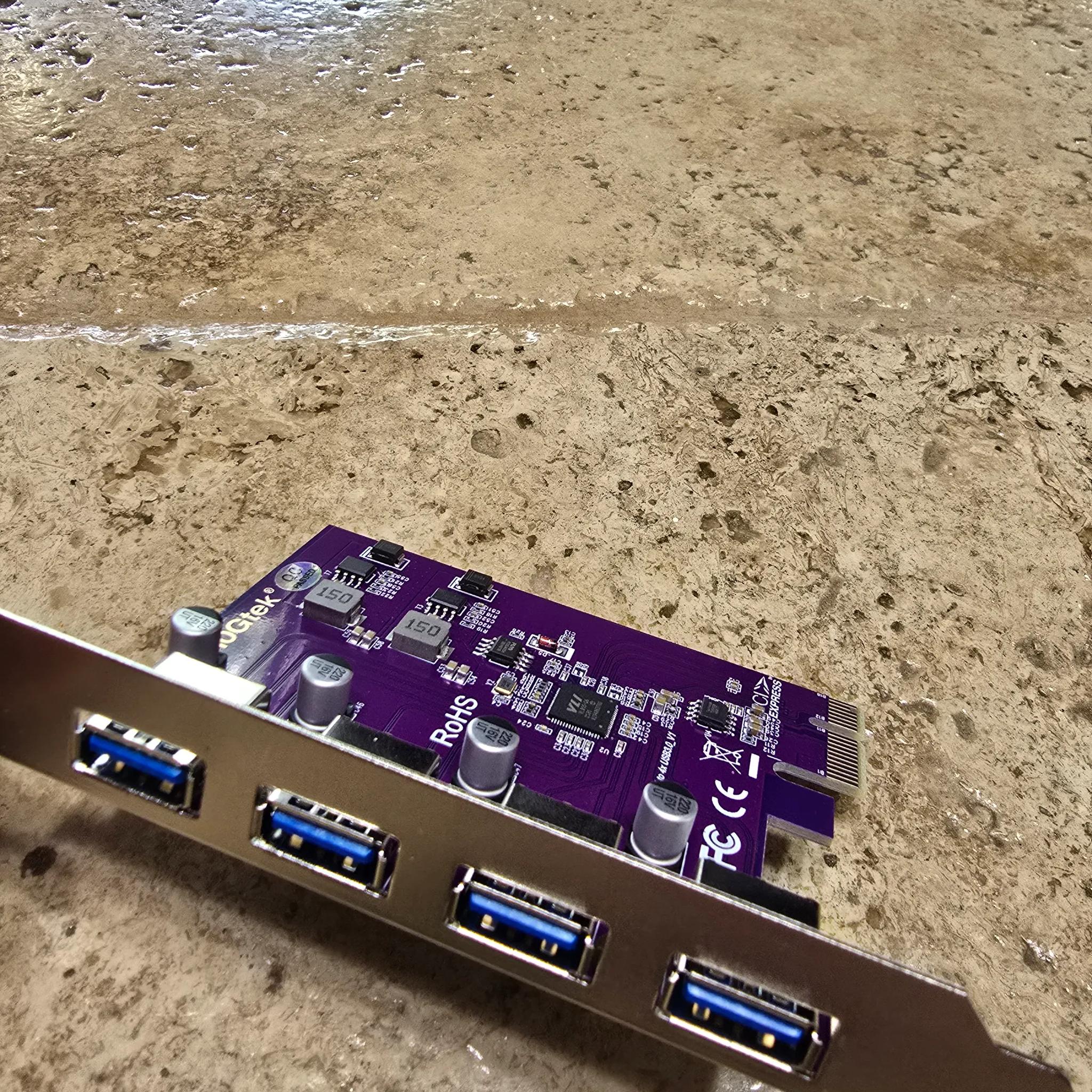 4 Ports Superspeed 5Gbps USB 3.0 PCI Express Expansion Card