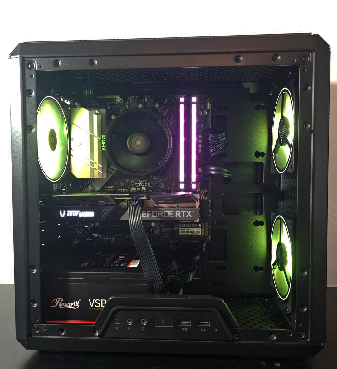 RTX 3060-ti / Ryzen 5 3600 / 16GB DDR4 / 1TB SSD / 1080p 