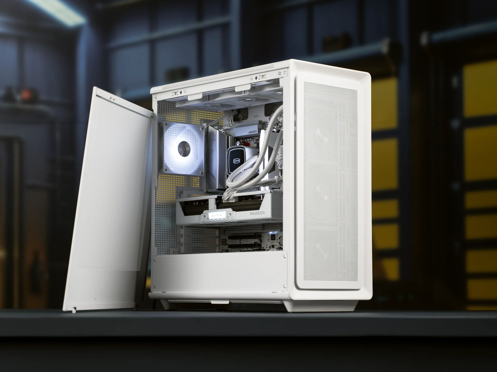 “Fractus.Astra ” RX 9070 Ryzen 7 9700X 32GB Windows 11 2TB Gaming PC Powerhouse