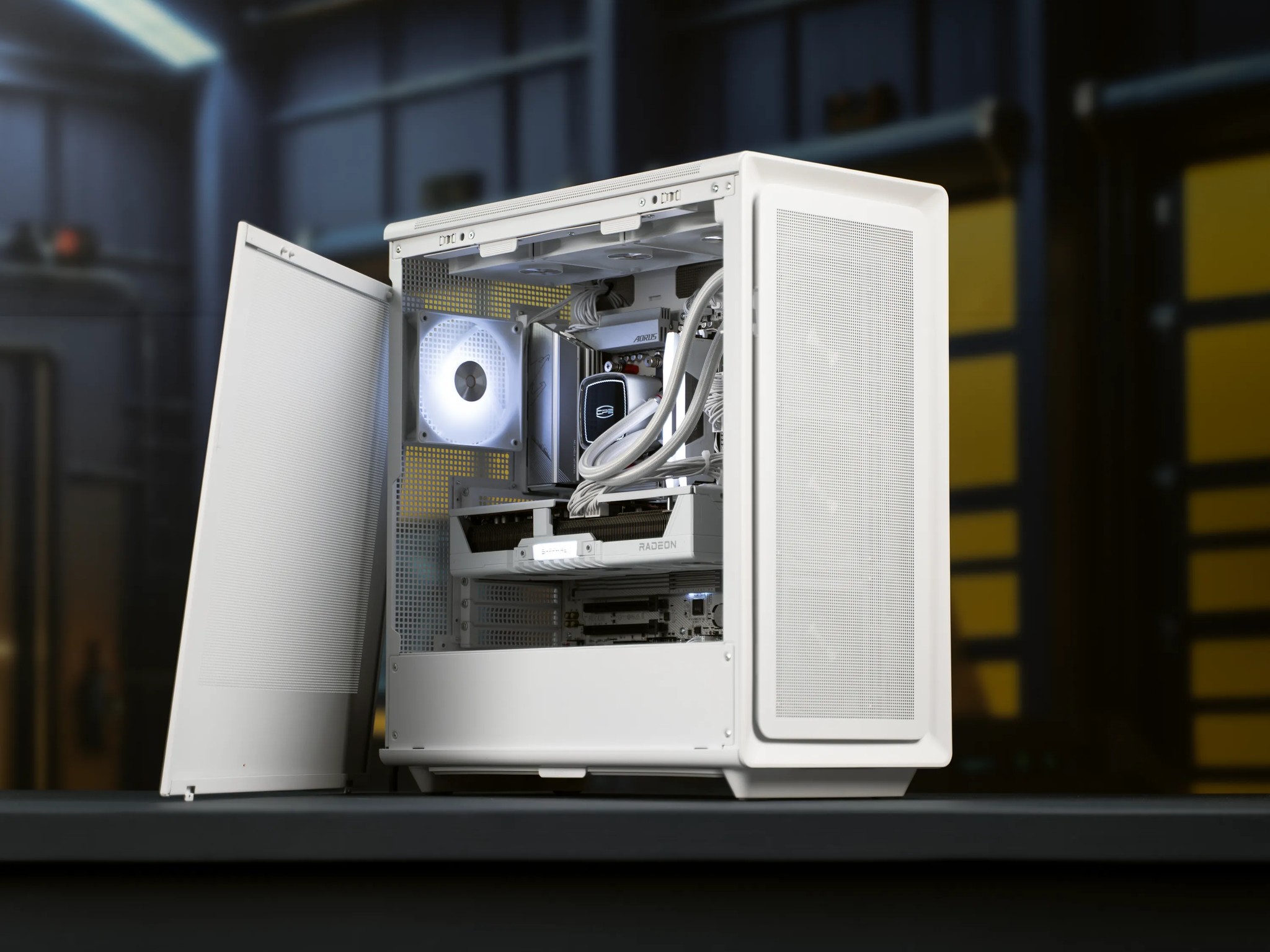 “Fractus.Astra ” RX 9070 Ryzen 7 9700X 32GB Windows 11 2TB Gaming PC Powerhouse