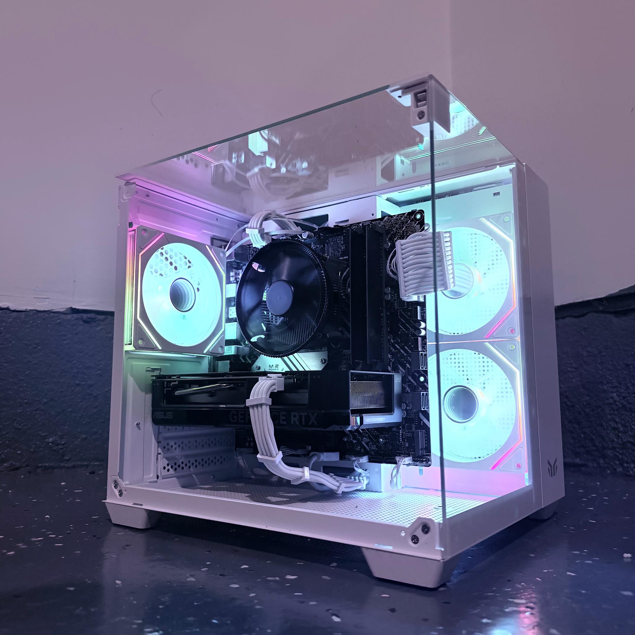 🌈"Lunar Opal"⚪️ | 1080p Gaming | RTX 4060 | i5 12400F | 16B Ram | 1TB SSD | Free Shipping