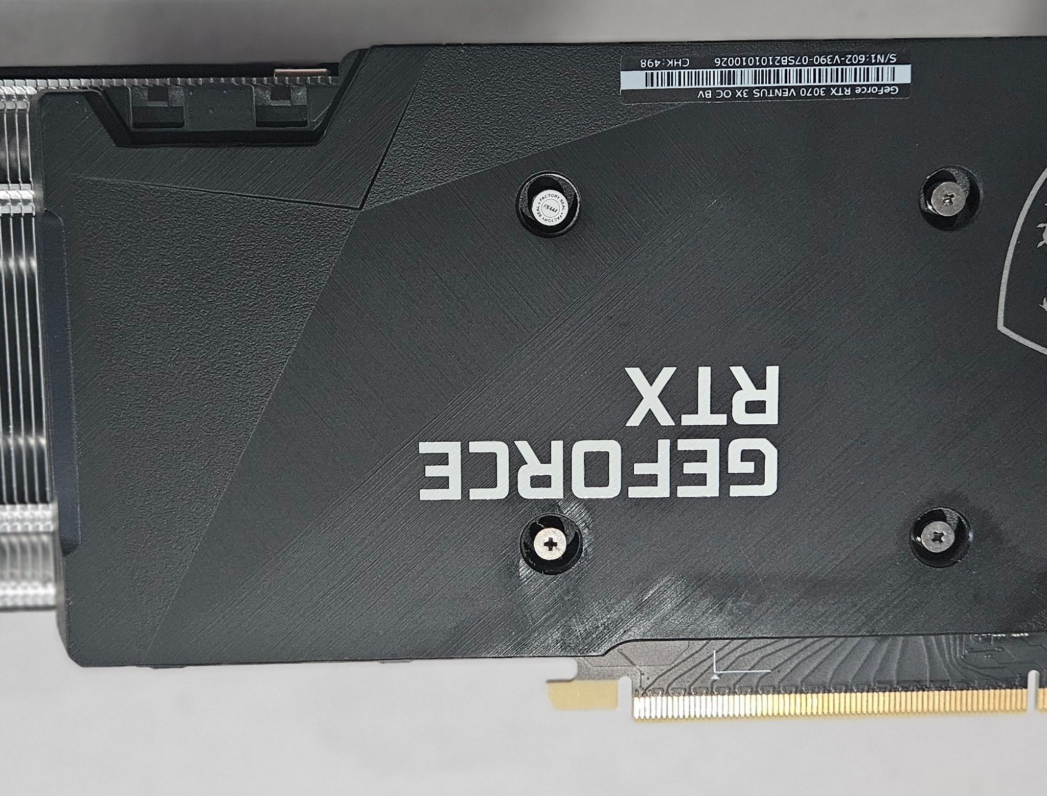 MSI GeForce RTX 3070 VENTUS 3X OC