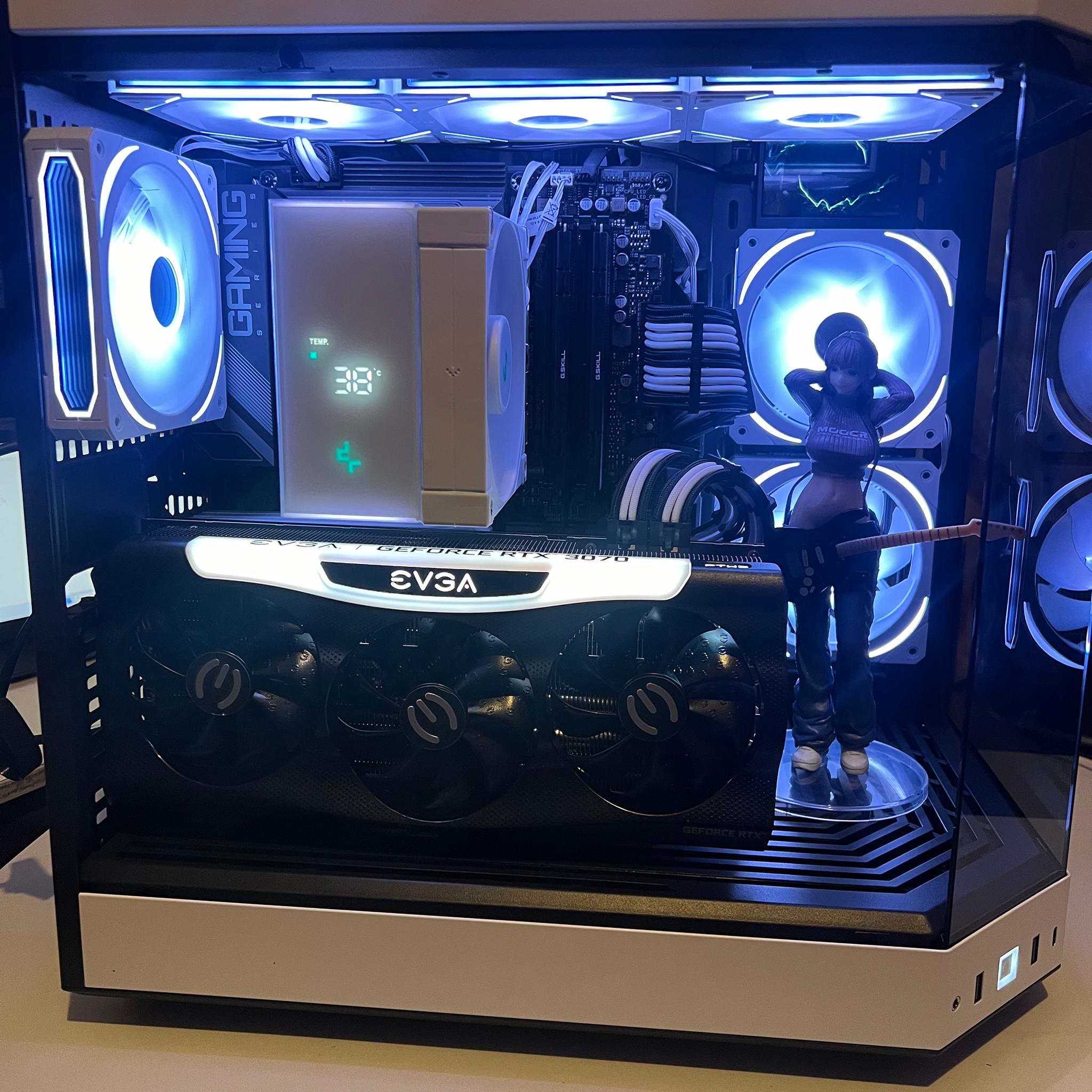 Hyte Y60 ❄️ Gaming PC | Ryzen 7 7800X3D | RTX 3070 | 32GB RAM | 1TB SSD/2TB HDD | Windows 11 Pro