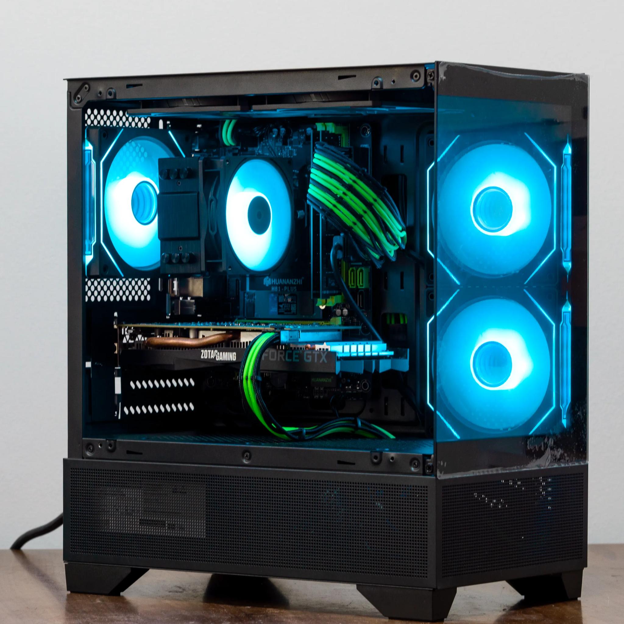 🟩Poison🟩 Intel i7| NVIDIA GTX1660| 16GB RAM| 512GB M.2 SSD| RGB| WiFi| Budget 1080p Gaming PC