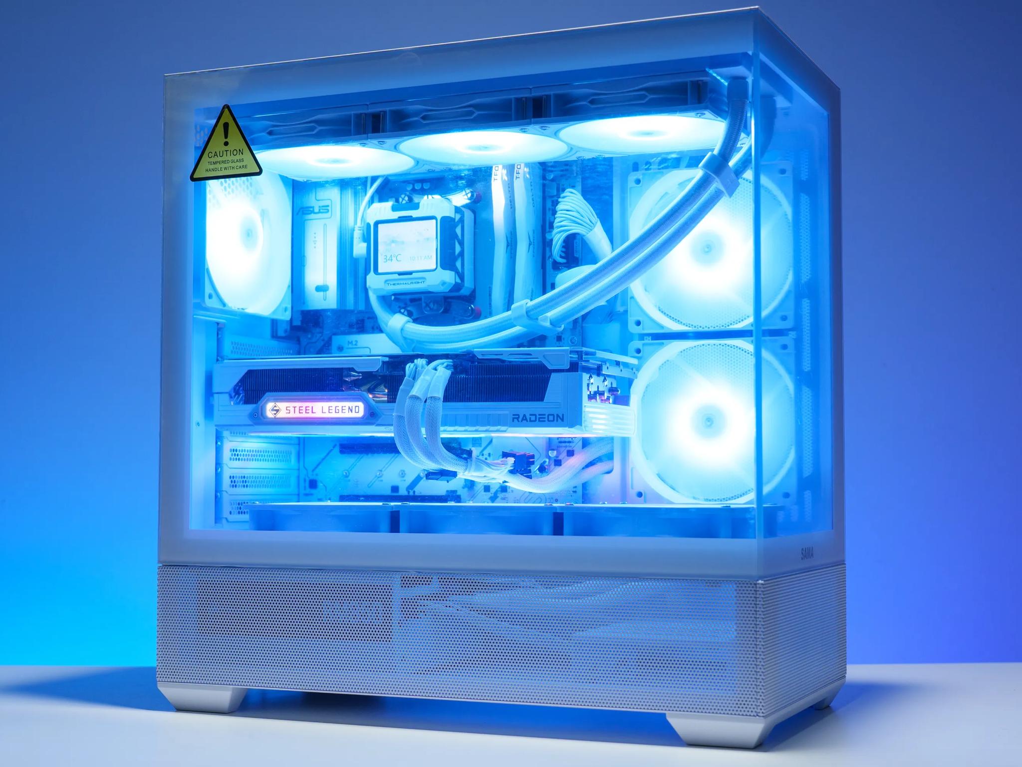 9800X3D/9070 XT All White Gaming PC | 32GB DDR5 | 2TB Samsung m.2 | 360 AIO