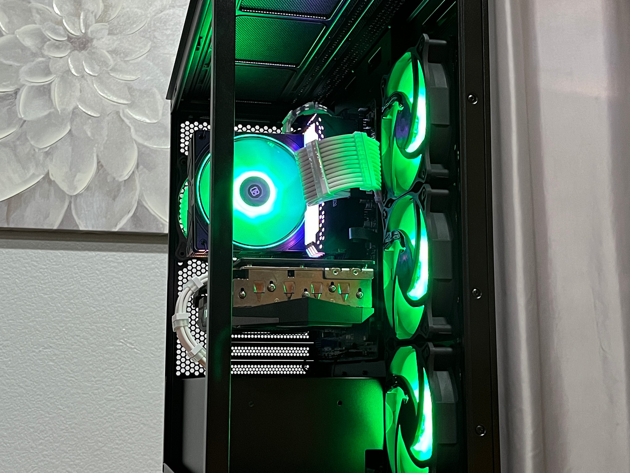 RTX 3070 TRIO 8GB, Ryzen 7 5700G, 32GB 3600MHz | Black RGB Gaming Computer/PC