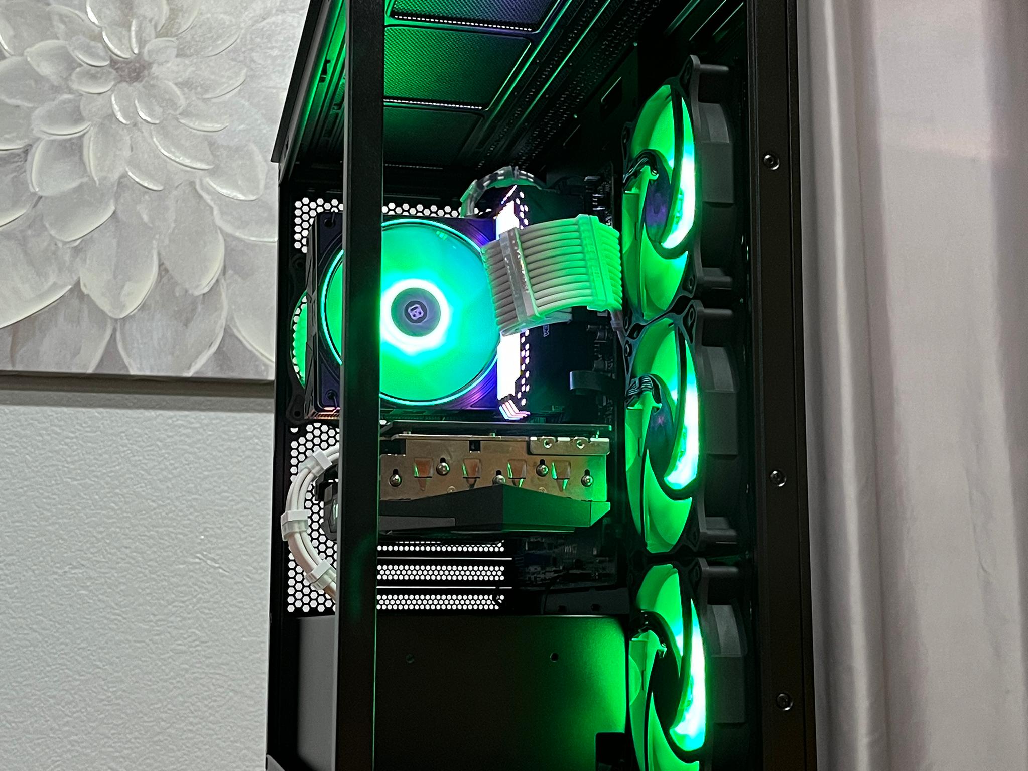 RTX 3070 TRIO 8GB, Ryzen 7 5700G, 32GB 3600MHz | Black RGB Gaming Computer/PC