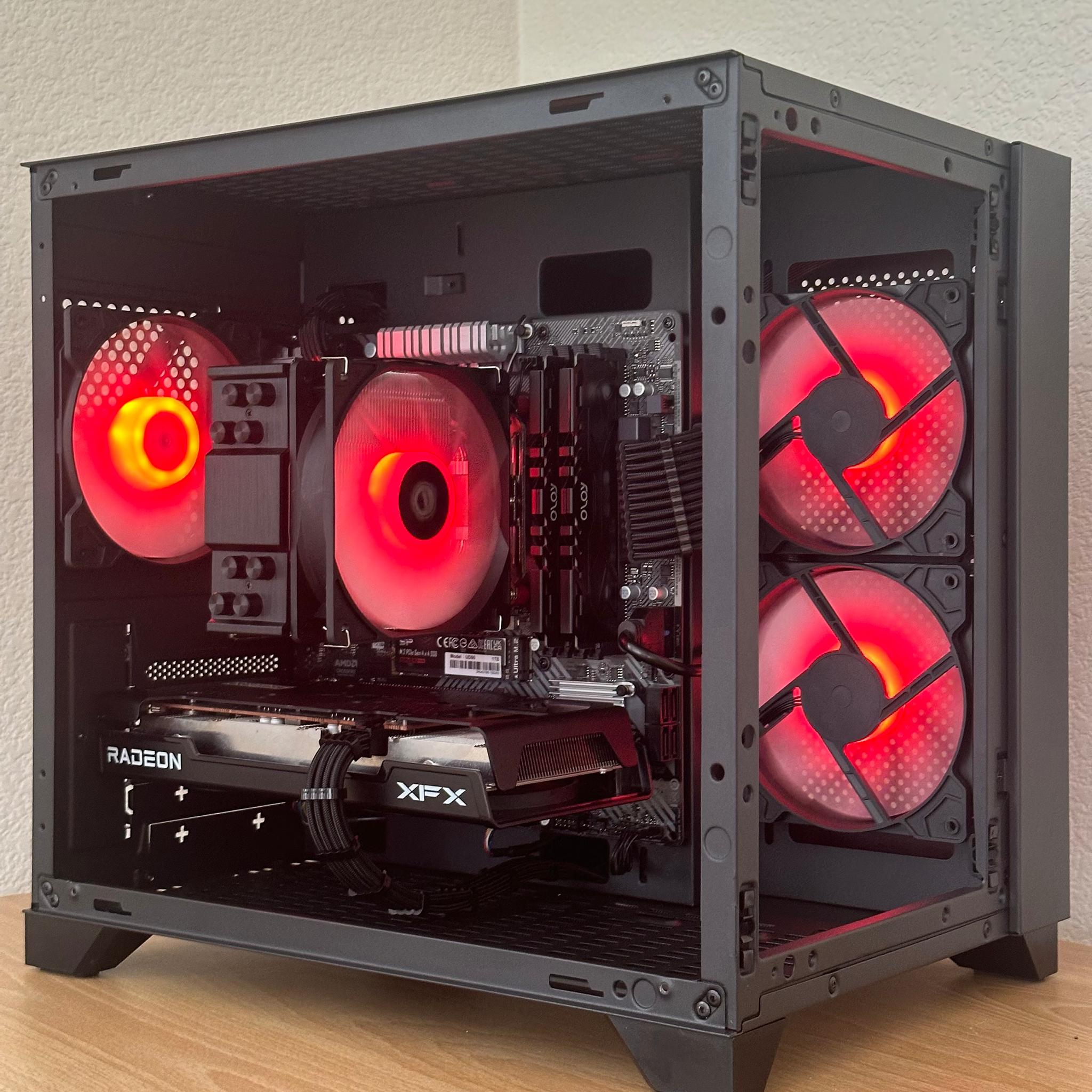 RYZEN - RADEON Mid Range Gaming PC | Ryzen 5 5500 6C/12T - Radeon RX 6600 8GB | 1TB M.2 SSD Gen 4.0