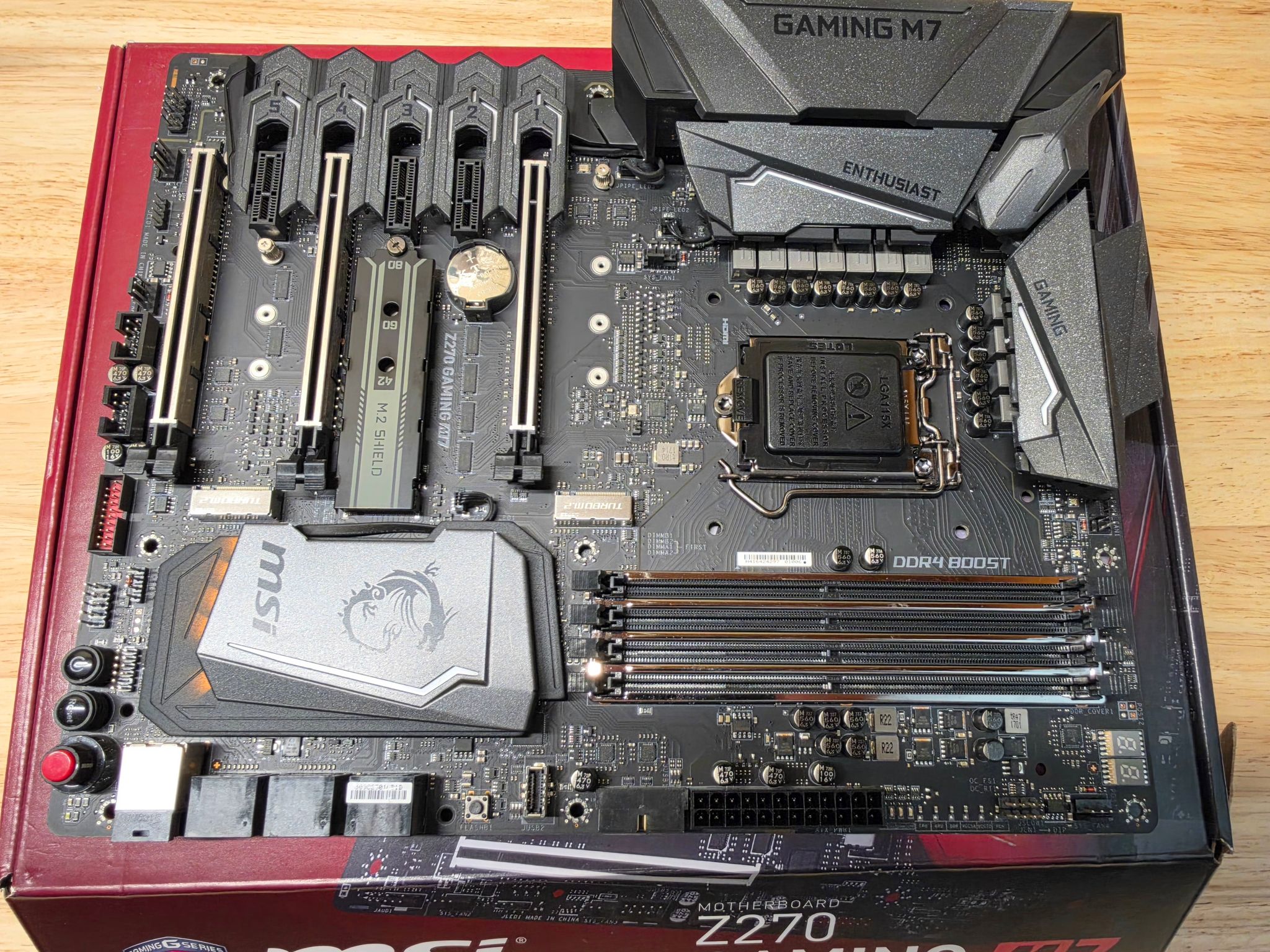 Intel i7-7700K + MSI Z270 Gaming M7 + 16GB DDR4 Combo