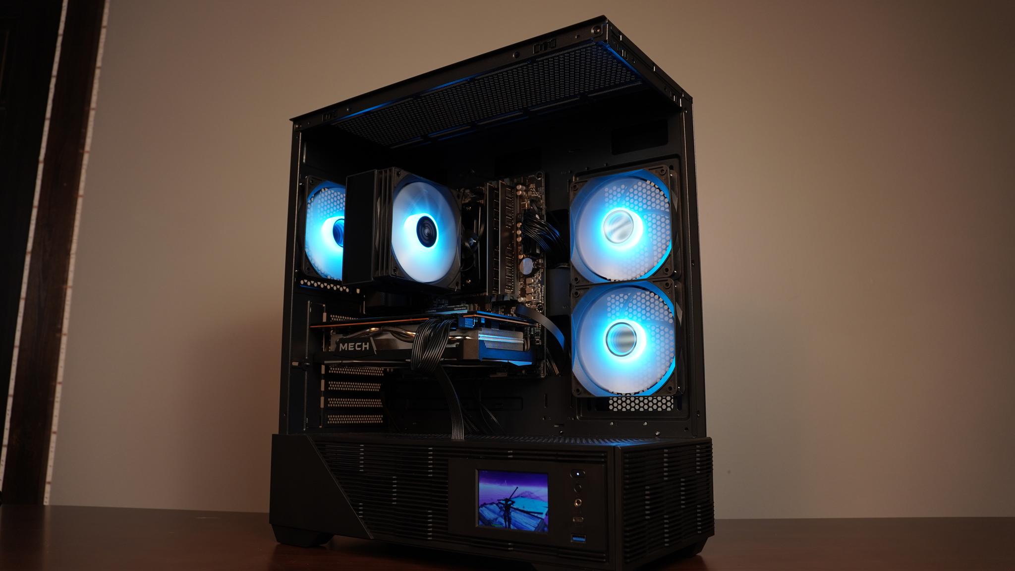 🖤 STEALTH 🖤 1440p/1080p GAMING MACHINE 🧡RX 6700 XT 12GB🧡 Ryzen 5 5600 | 32GB | WIN 11 | WIFI