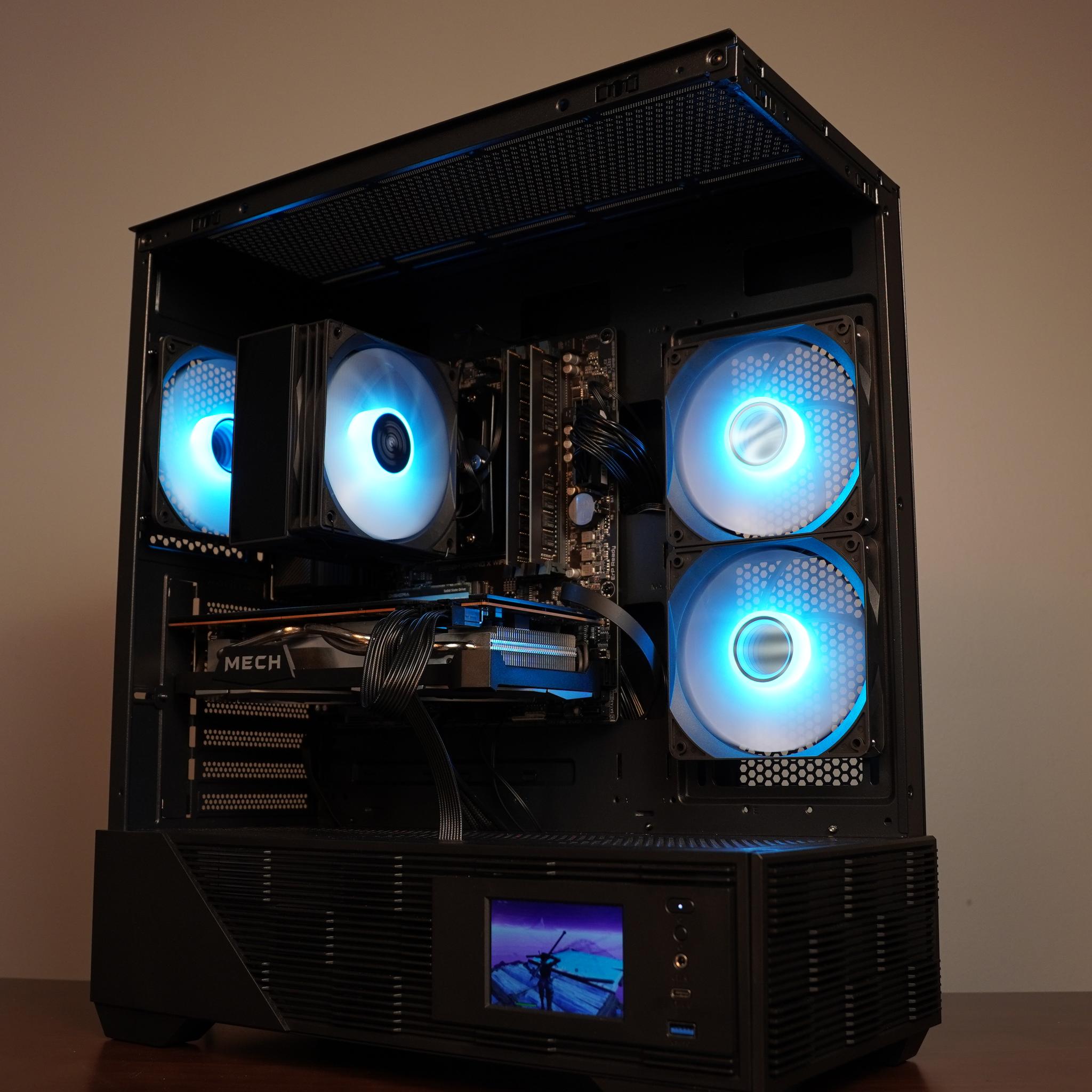 🖤 STEALTH 🖤 1440p/1080p GAMING MACHINE 🧡RX 6700 XT 12GB🧡 Ryzen 5 5600 | 32GB | WIN 11 | WIFI