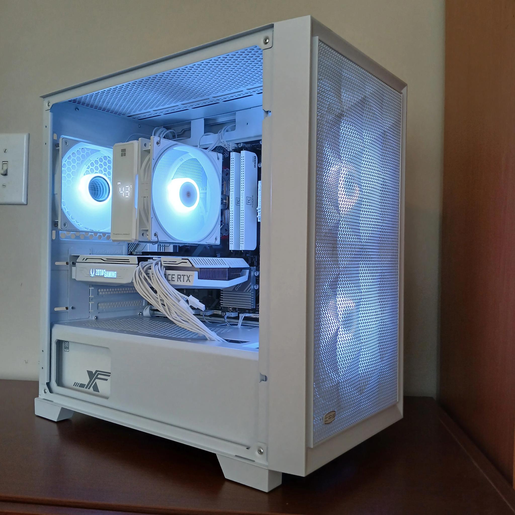 All-White AM5 | RTX 3070 | Ryzen 5 7500F | 32GB RAM