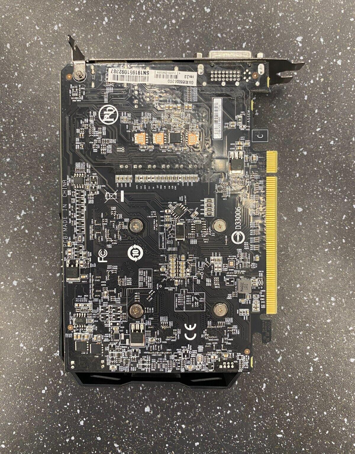 Gigabyte Radeon RX 550 2GB GDDR5 Graphics Card - DisplayPort, DVI, HDMI