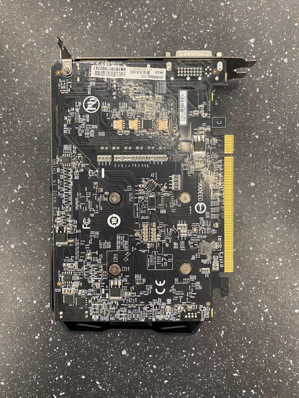 Gigabyte Radeon RX 550 2GB GDDR5 Graphics Card - DisplayPort, DVI, HDMI