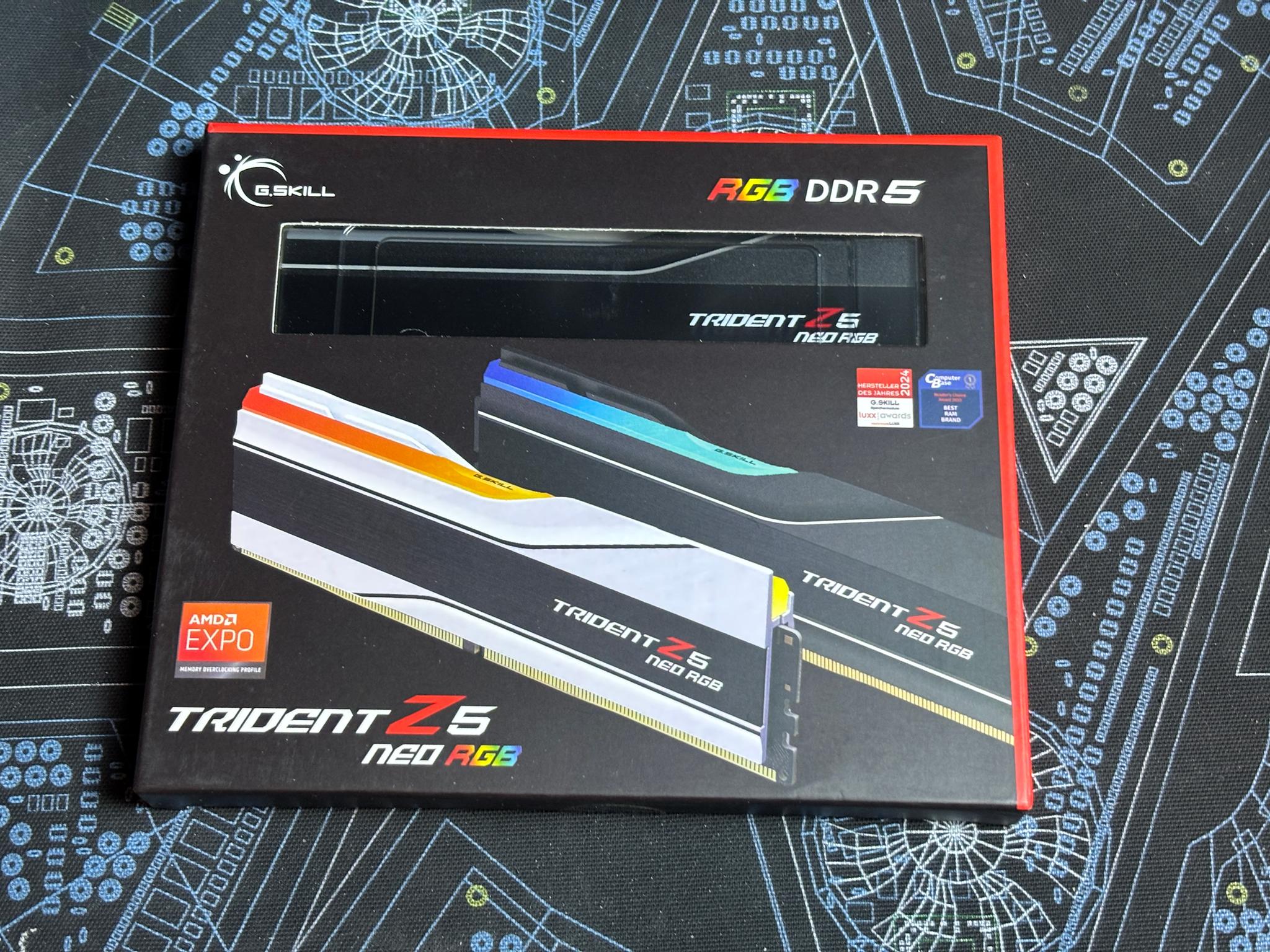 128GB DDR5 6000 CL34 G.SKILL Trident Z5 Neo RGB Series