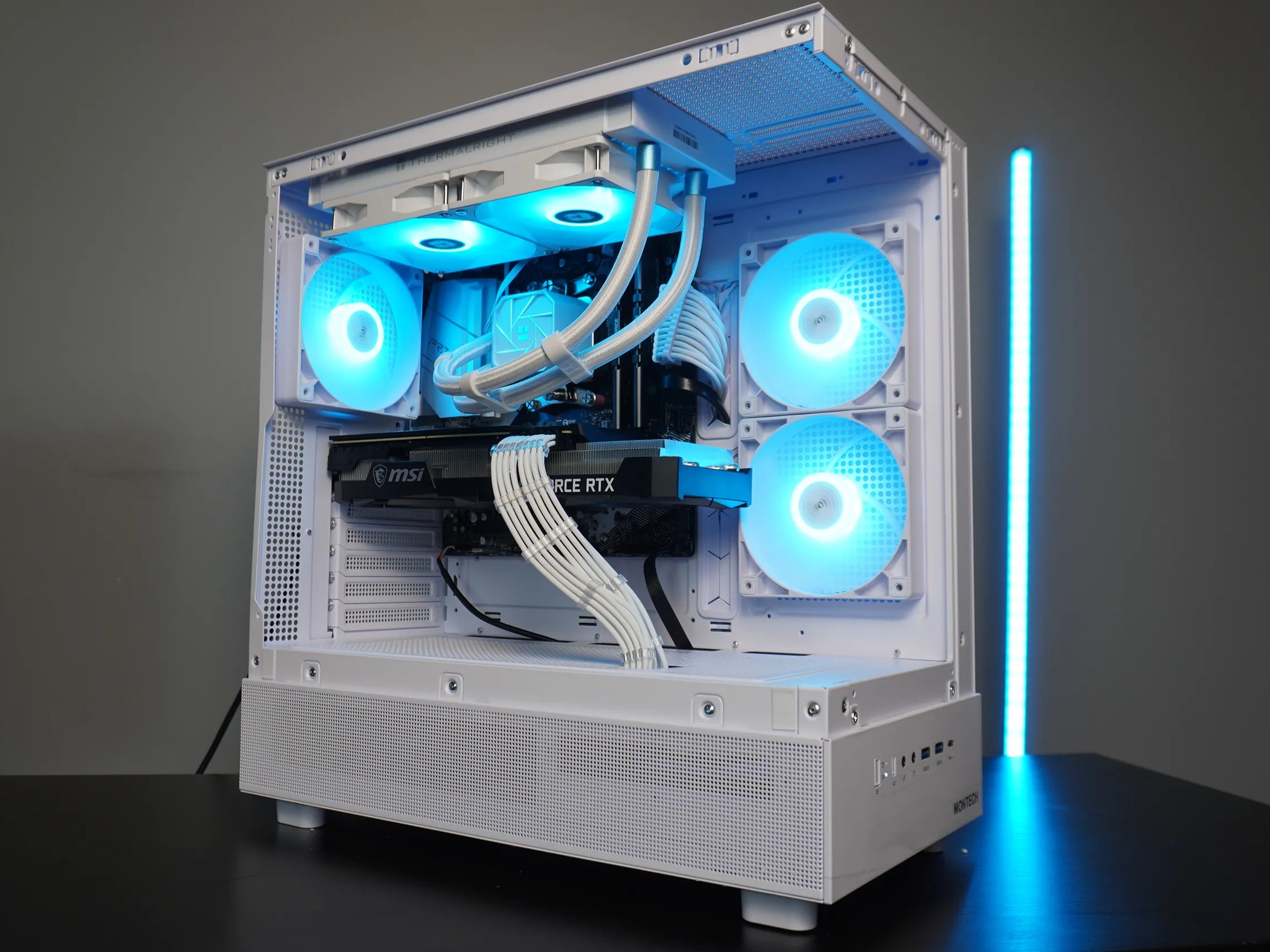 🤍CLEAN WHITE🤍 RTX 1080p/1440p Machine 💚 RTX 3070 8GB 🧡 Ryzen 7 5700x | 32GB RAM | 1TB NVME