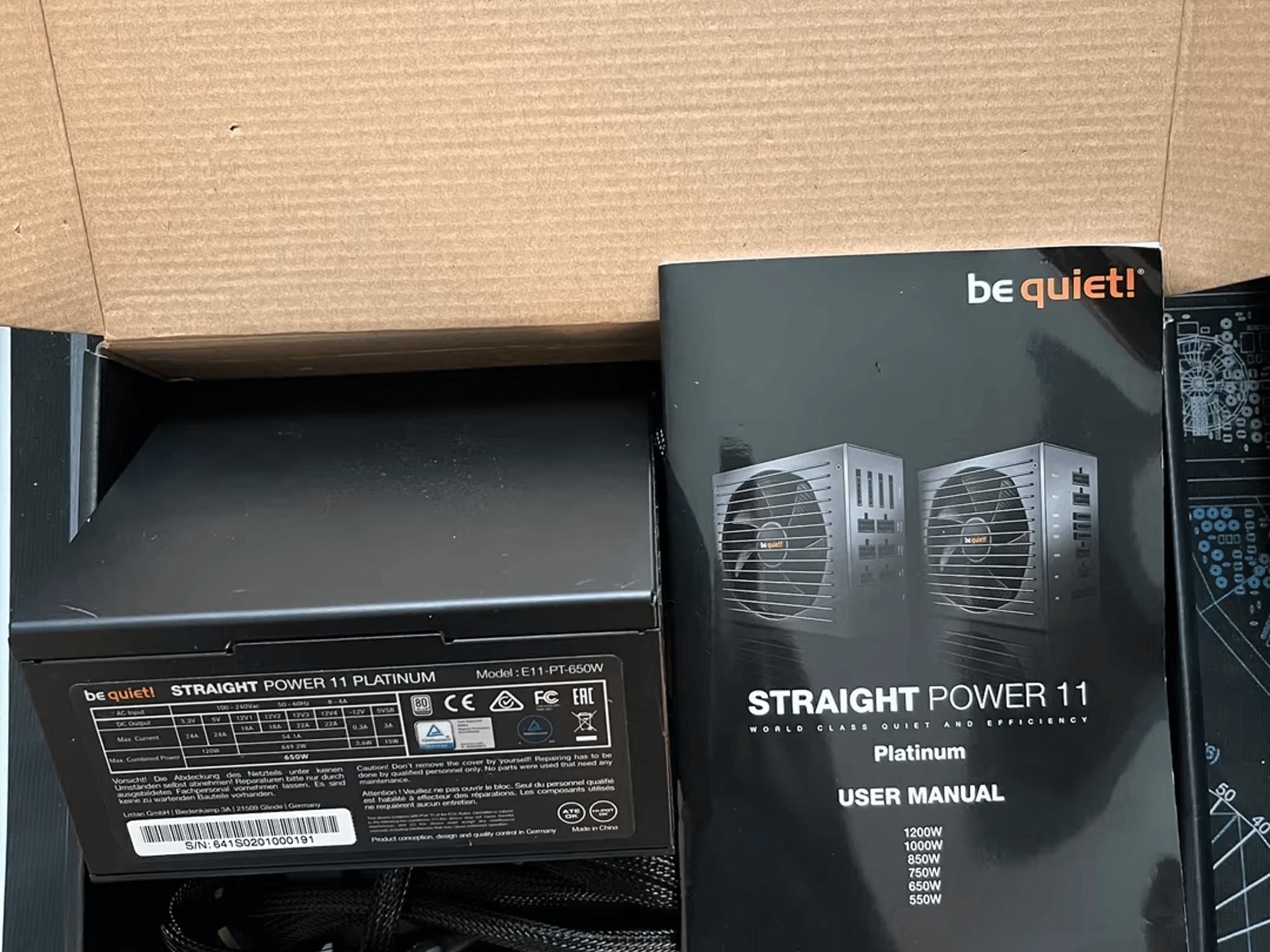 be quiet! Straight Power 11 650W 80+ Platinum - Fully modular