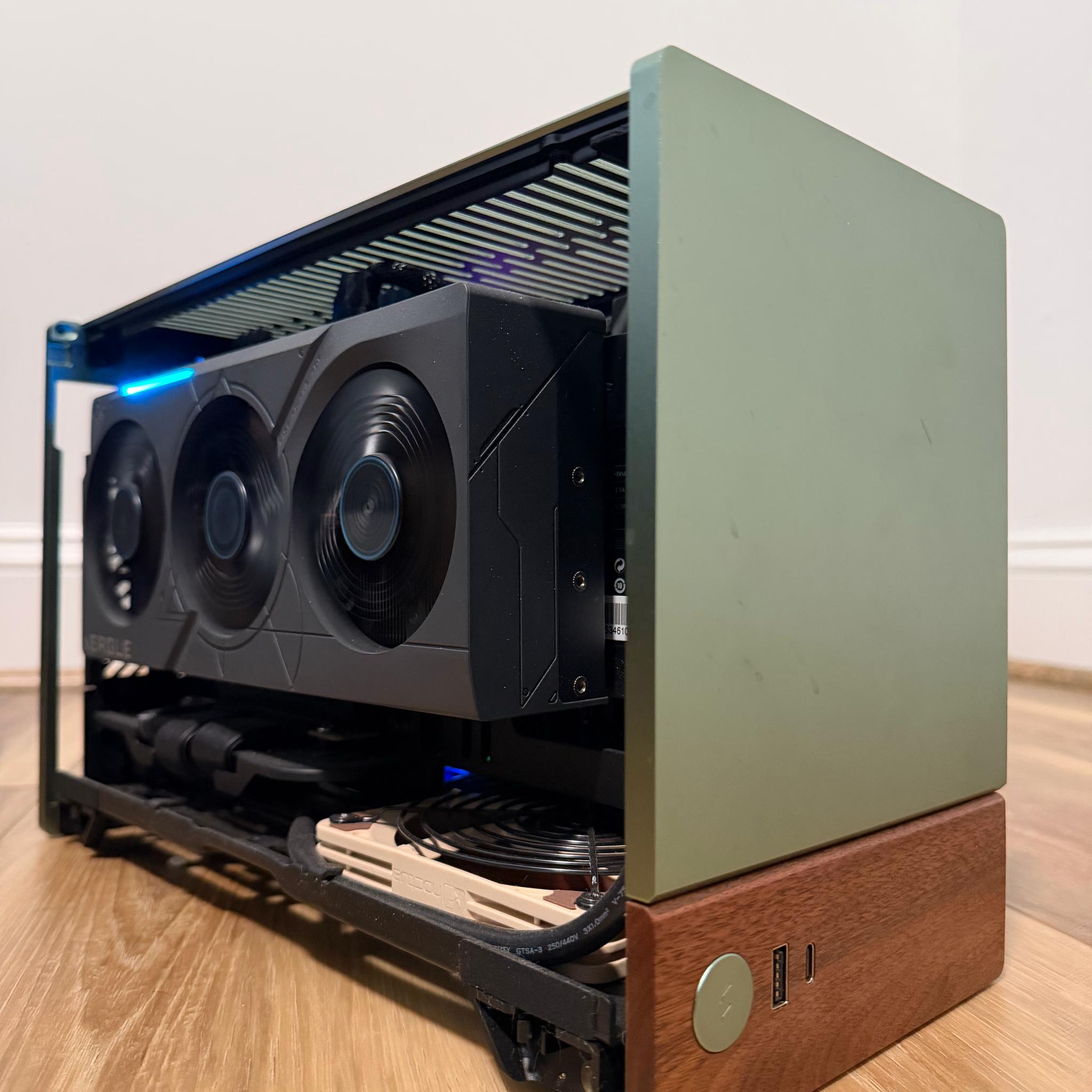 🩶🪵"Ironwood"🪵🩶| 1440p/4k Gaming | RTX 4070 Super | Intel i7 12700k | 32gb DDR5 | 2tb SSD | SFF