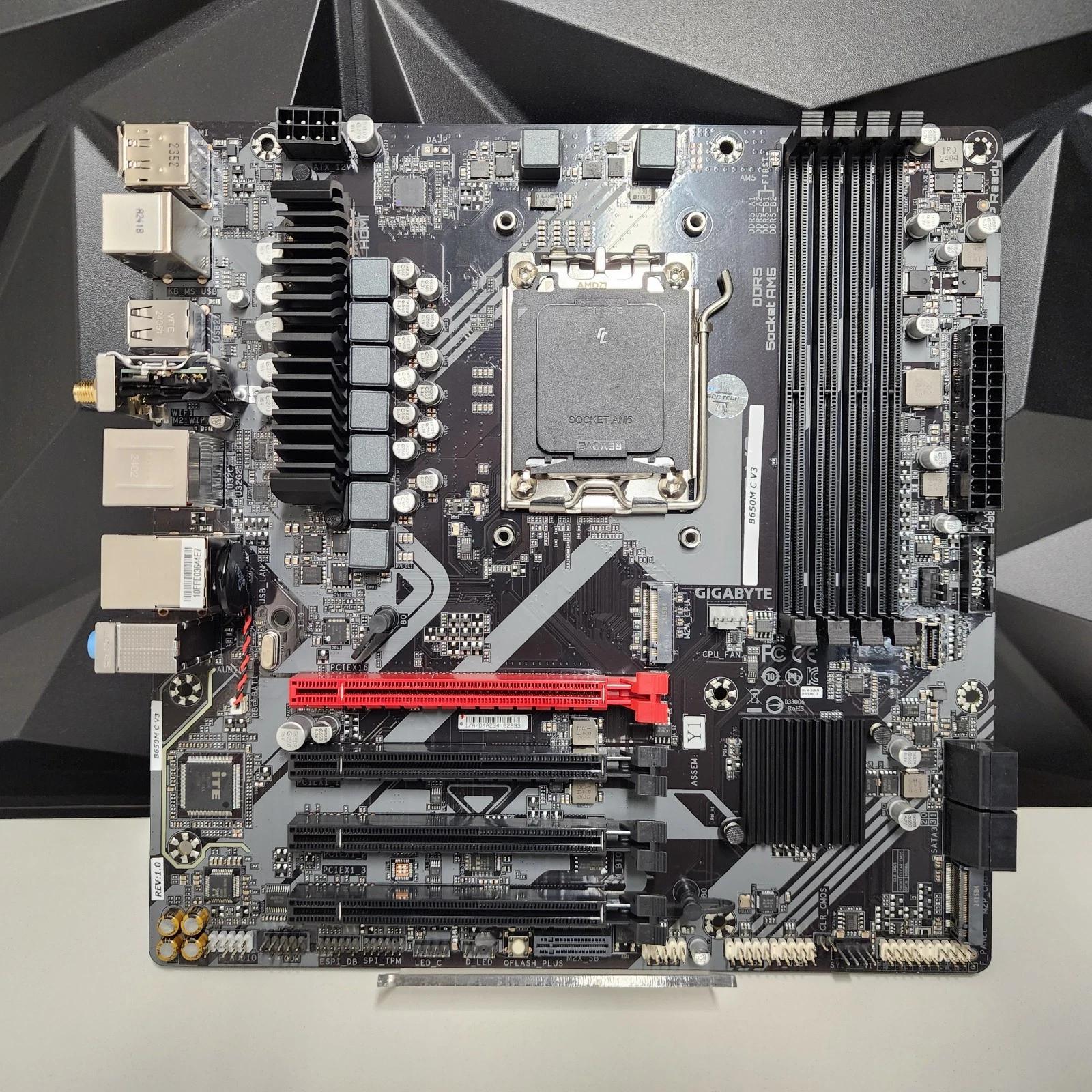 UPDATED BIOS GIGABYTE B650M C V3-Y1 WIFI AM5 DDR5 MATX MOTHERBOARD