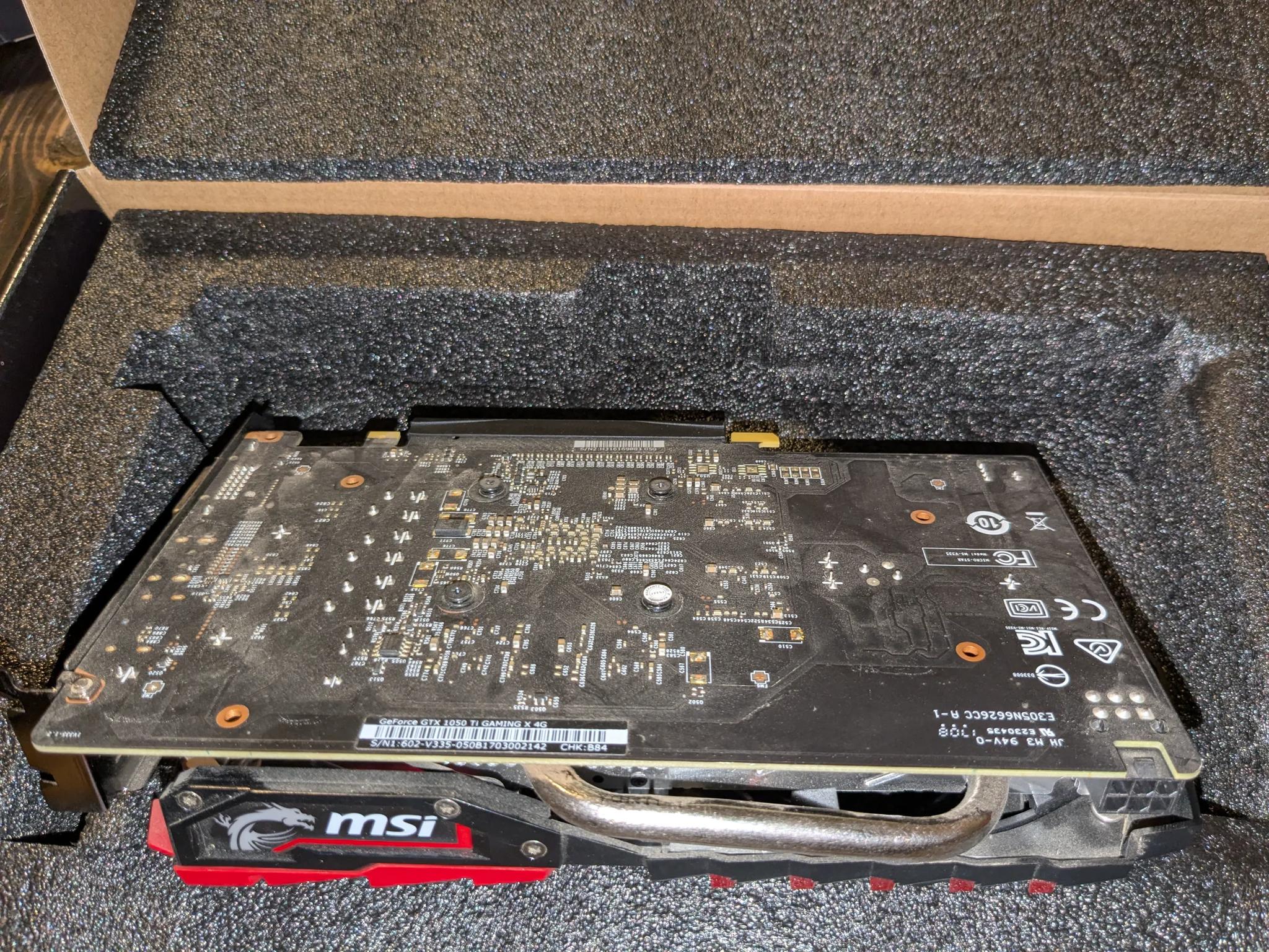 MSI GTX 1050 ti