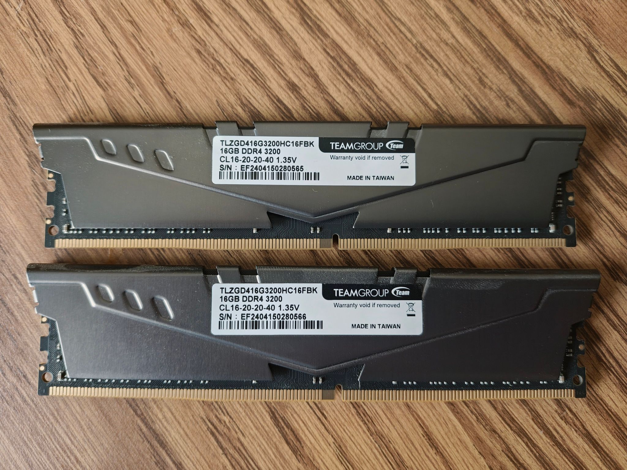 Teamgroup t-force 2x16Gb DDR4 3200 memory